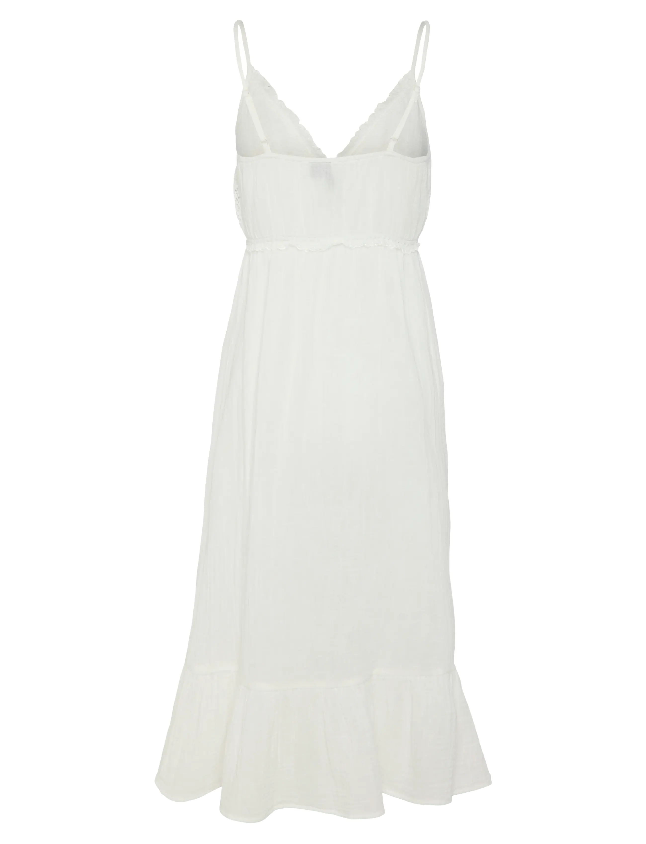 Pieces - PCLATINA STRAP DRESS WVN BC - cloud dancer - 1