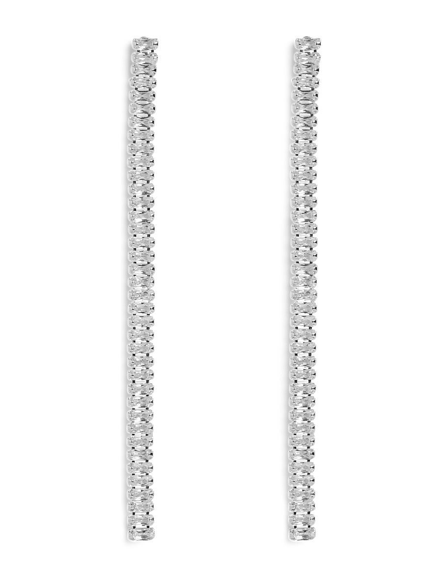 Pieces - PCENEA S EARRINGS - hängande örhängen - silver colour - 1
