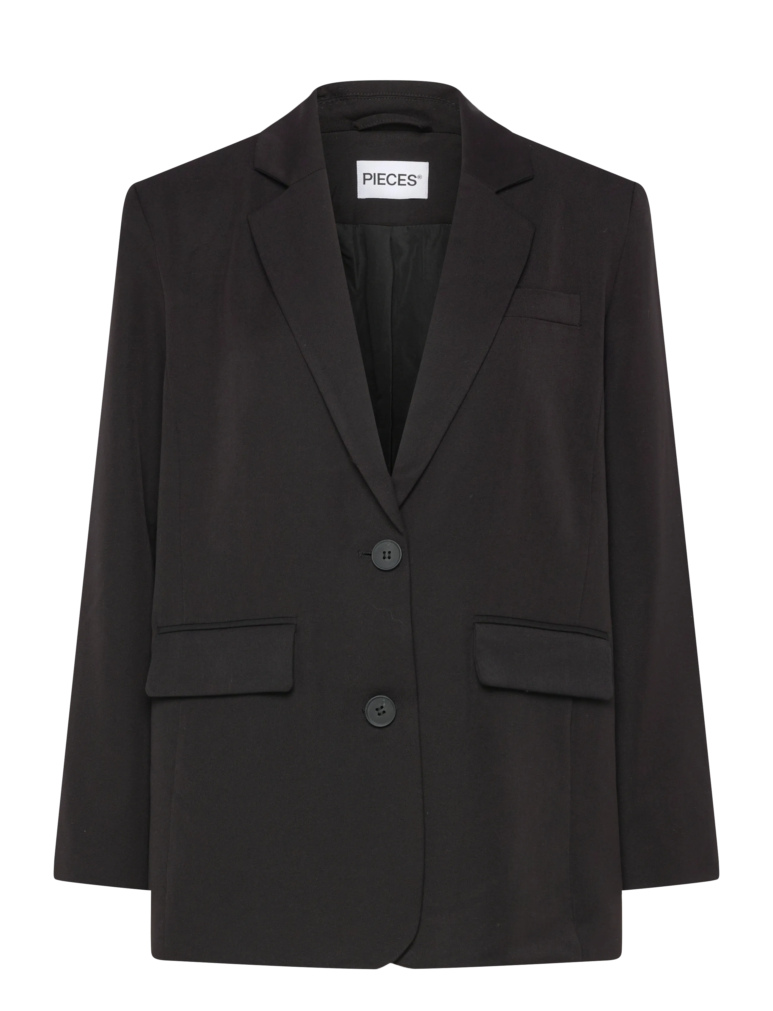 PIECES Pckamil Ls Loose Blazer Noos Bc Schwarz - S - Damen