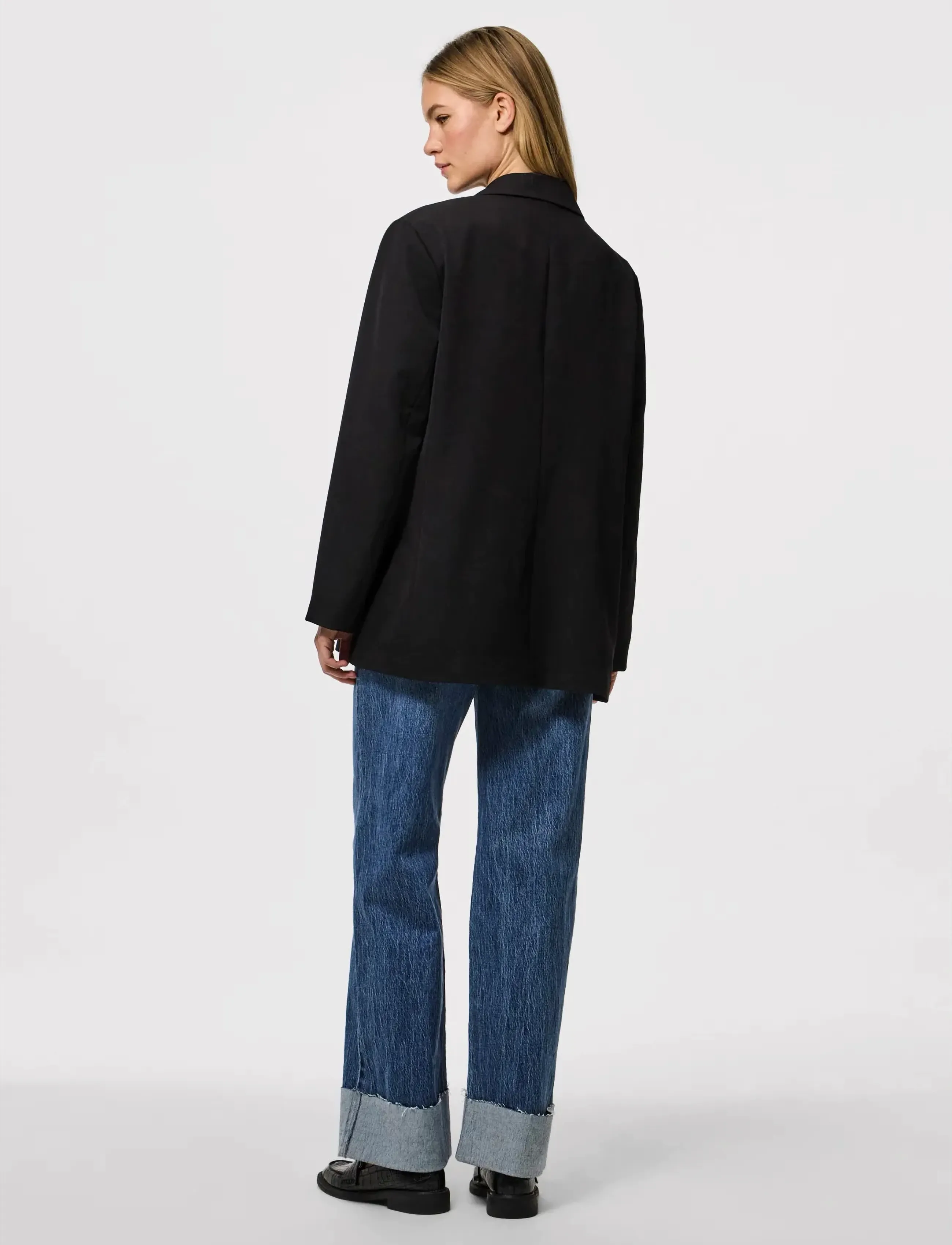 Pieces - PCKAMIL LS LOOSE BLAZER NOOS BC - oversize kavajer - black - 3