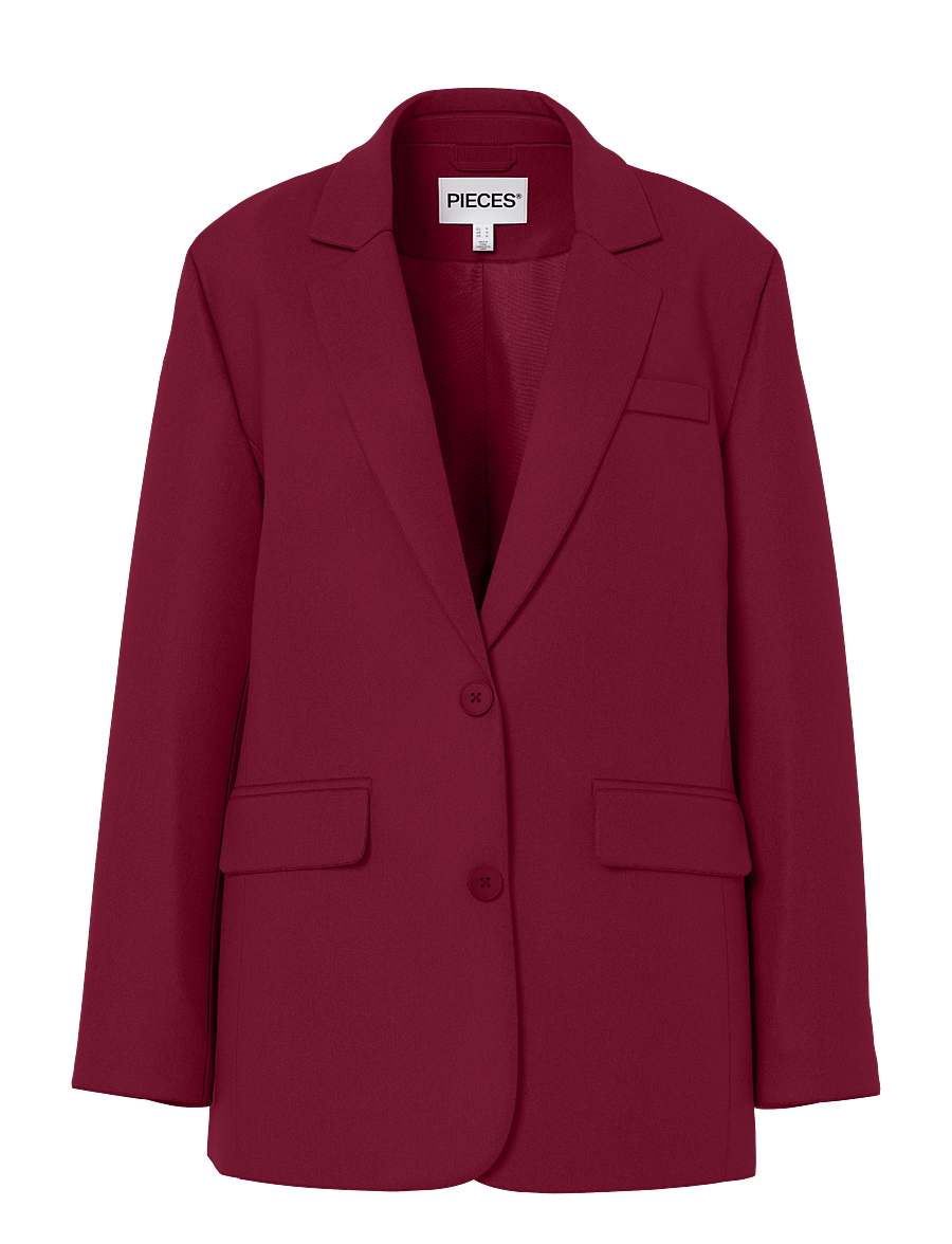 Pieces - PCKAMIL LS LOOSE BLAZER NOOS BC - oversized blazere - tawny port - 1