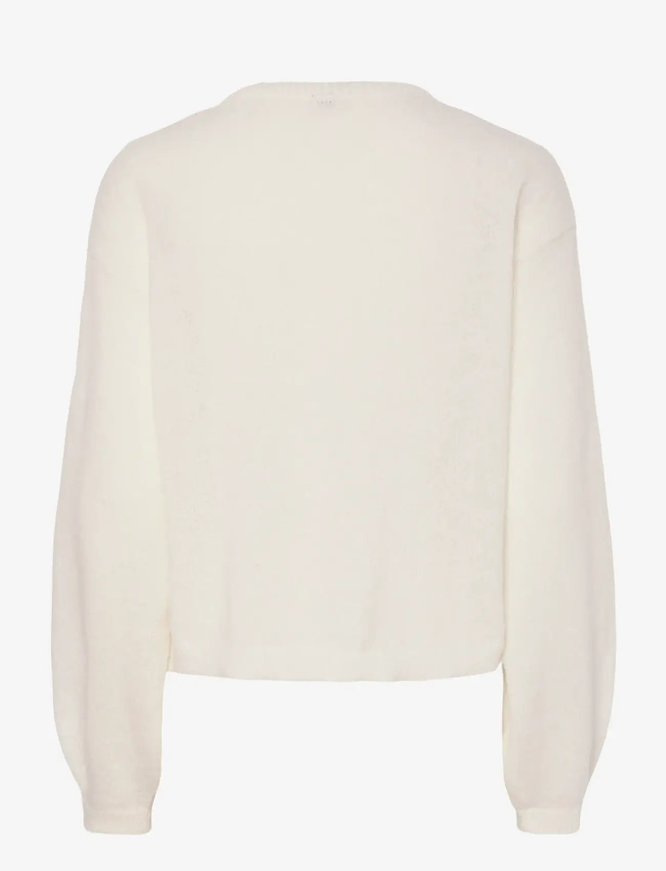 Pieces - PCIDA LS O-NECK KNIT CARDIGAN NOOS BC - pullover - cloud dancer - 2