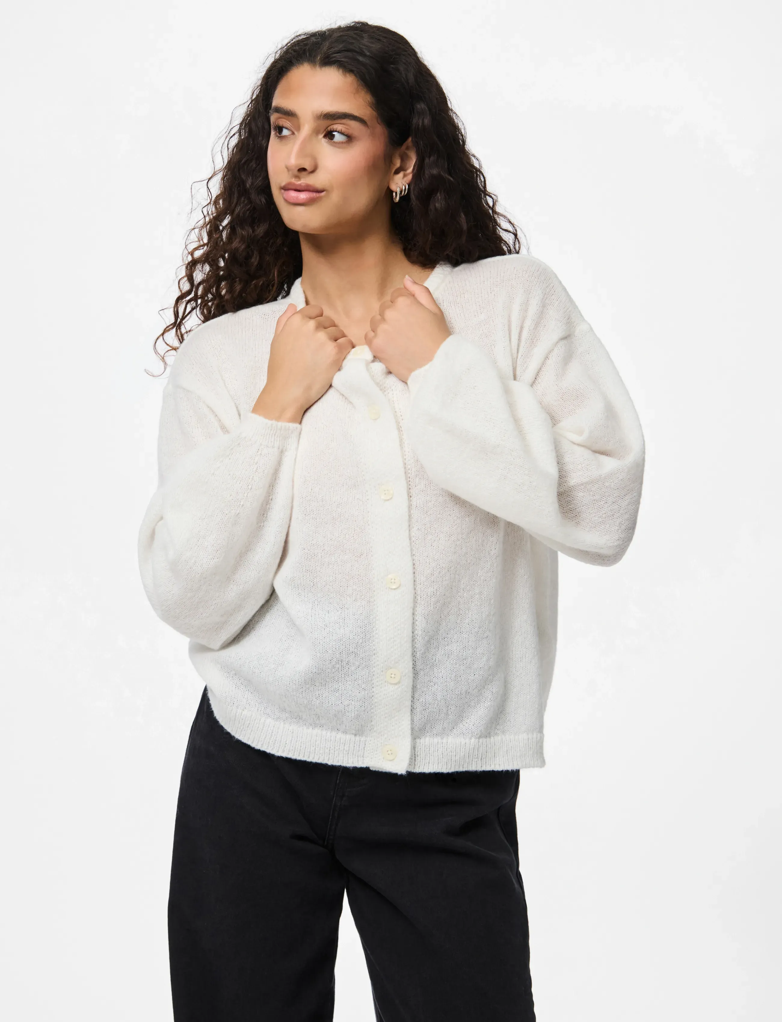 Pcida Ls O-Neck Knit Cardigan Noos Bc 5