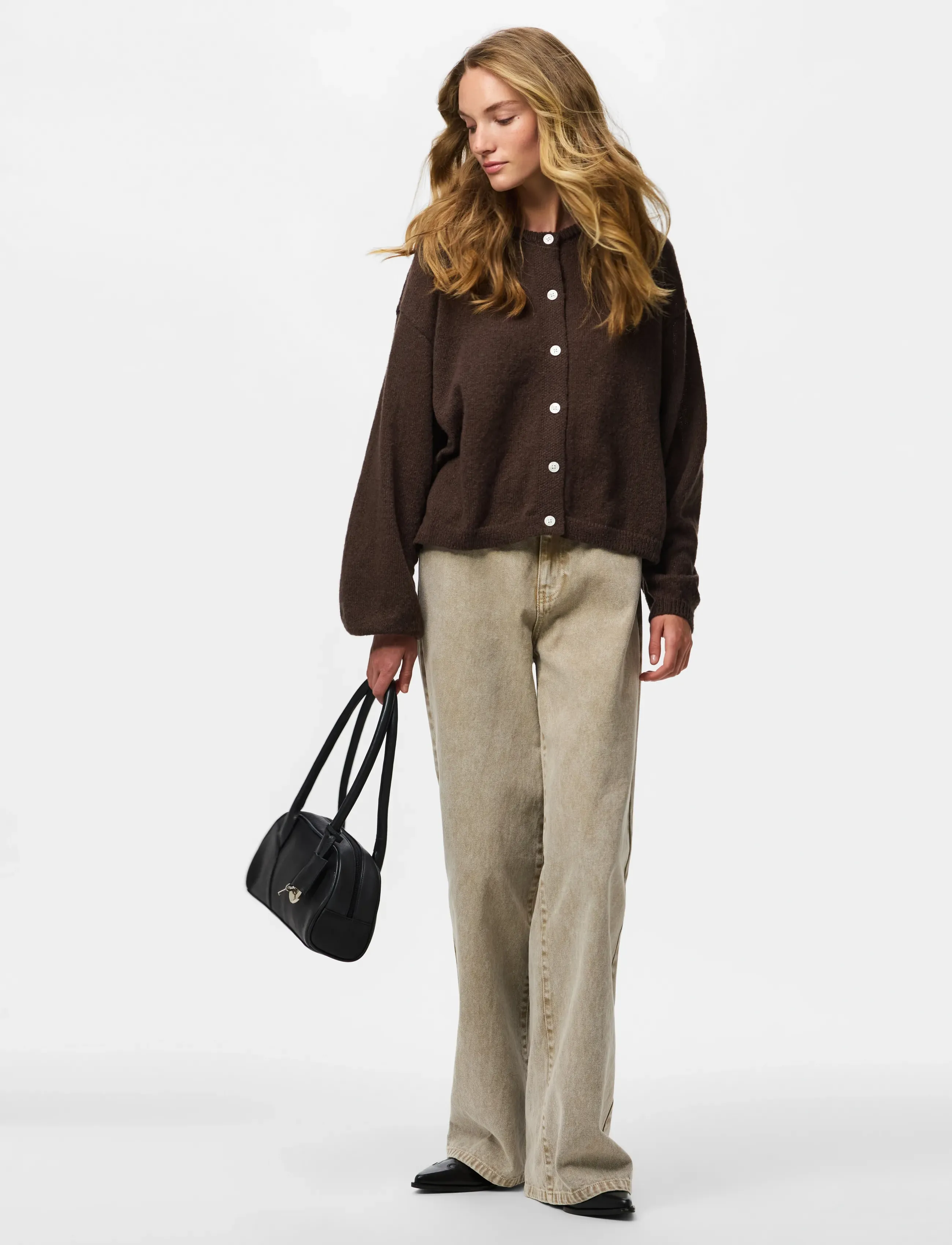 Pcida Ls O-Neck Knit Cardigan Noos Bc 3