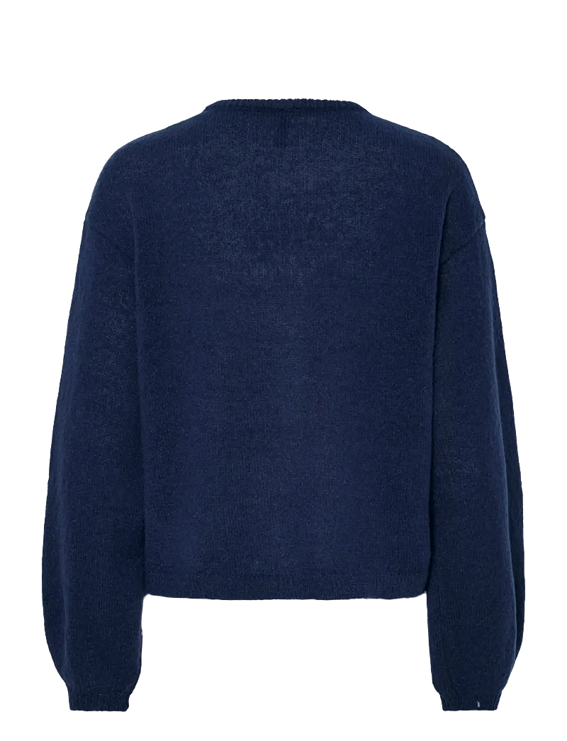 Pieces - PCIDA LS O-NECK KNIT CARDIGAN NOOS BC - striktrøjer - maritime blue - 2