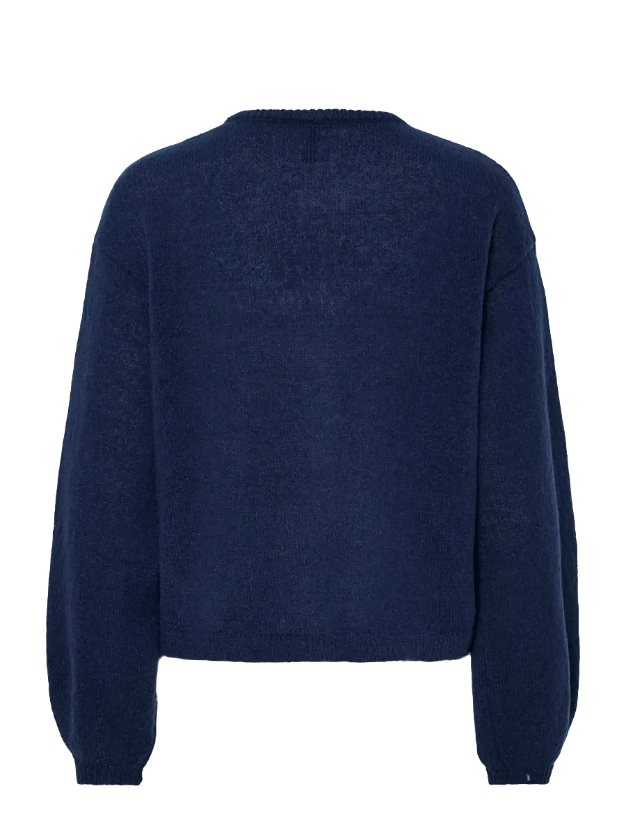 Pieces - PCIDA LS O-NECK KNIT CARDIGAN NOOS BC - pullover - maritime blue - 2