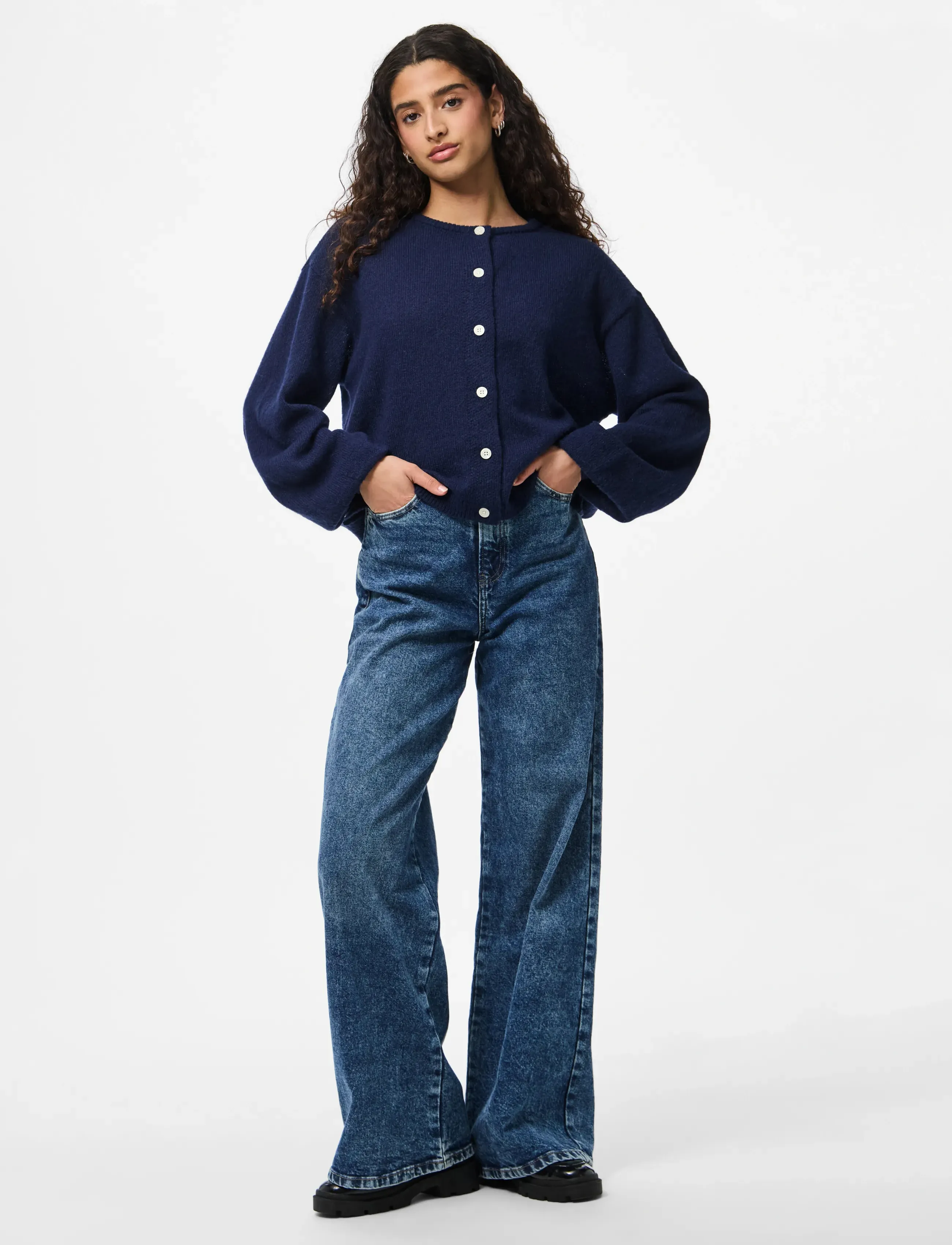 Pcida Ls O-Neck Knit Cardigan Noos Bc 3