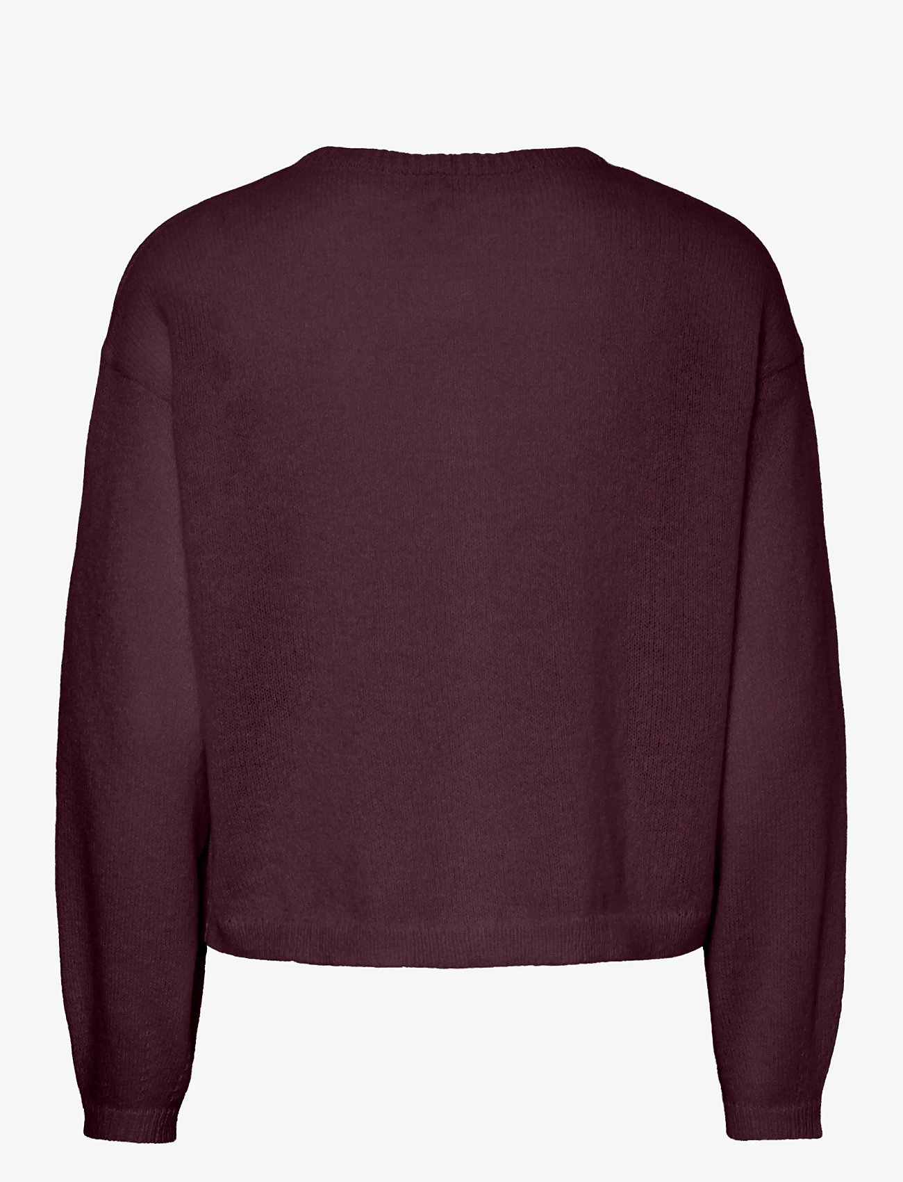 Pieces - PCIDA LS O-NECK KNIT CARDIGAN NOOS BC - striktrøjer - winetasting - 2