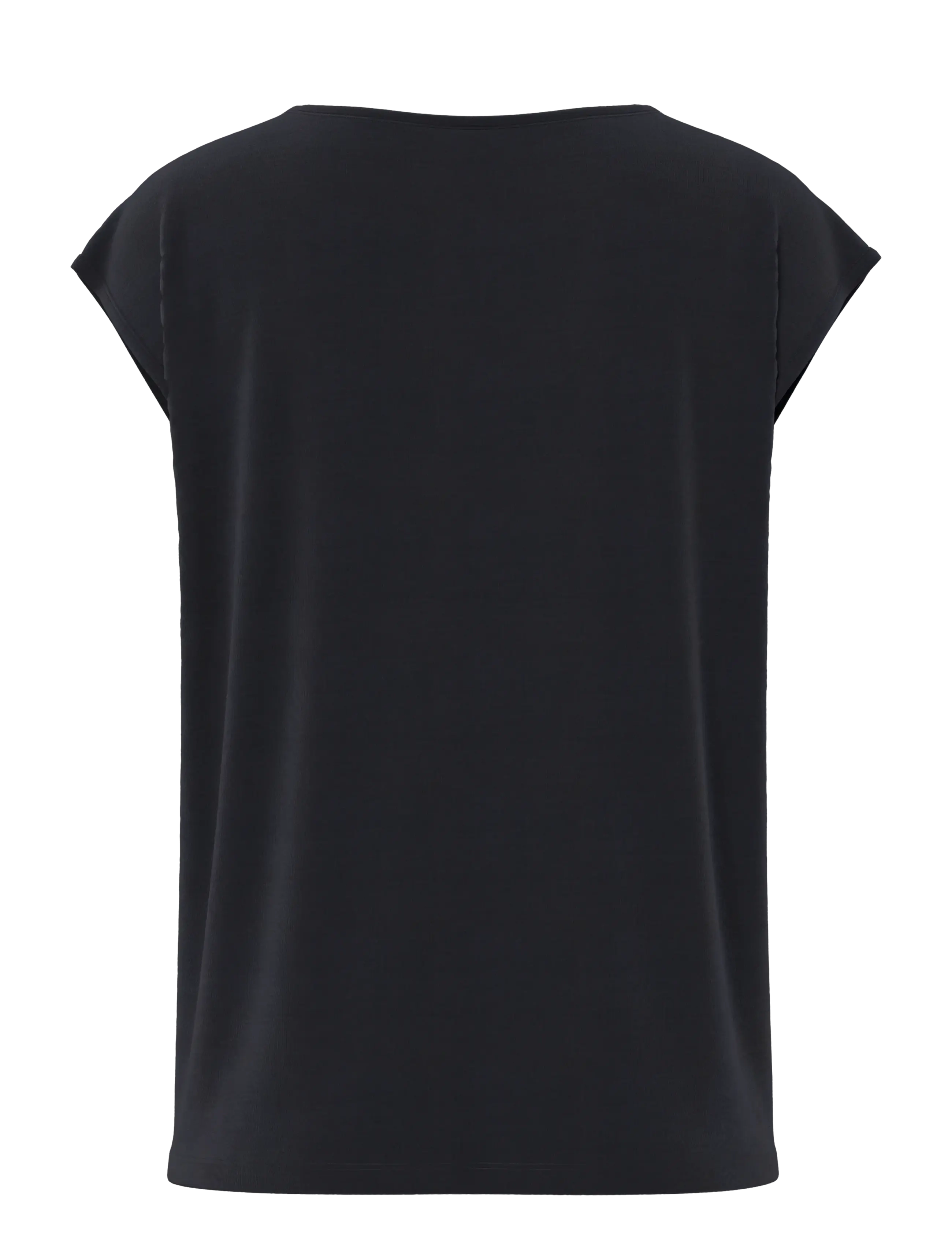 Pieces - PCKAMALA LACE V-NECK TEE JRS NOOS BC - t-shirts - black - 2
