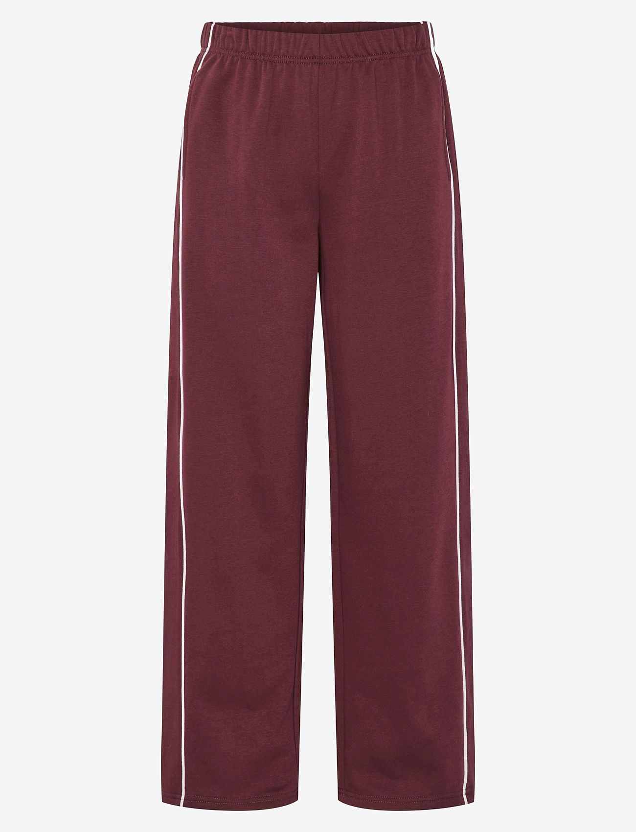 Pieces - PCCHILLI HW WIDE SWEATPANTS D2D BC - sweatpants - tawny port - 0