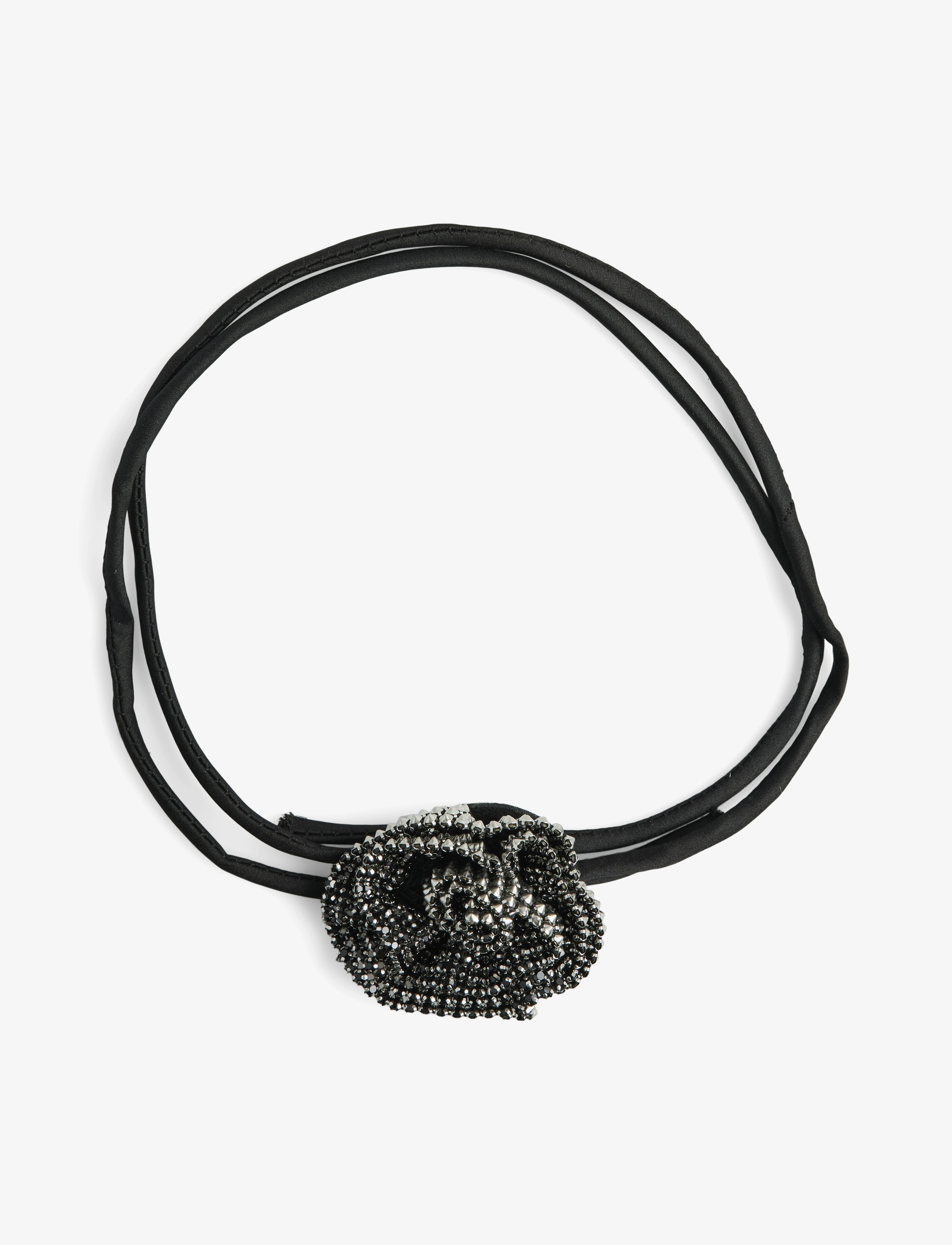 Pieces PCOLINE BROOCH NECKLACE D2D - Kollektsioonid - BLACK / black