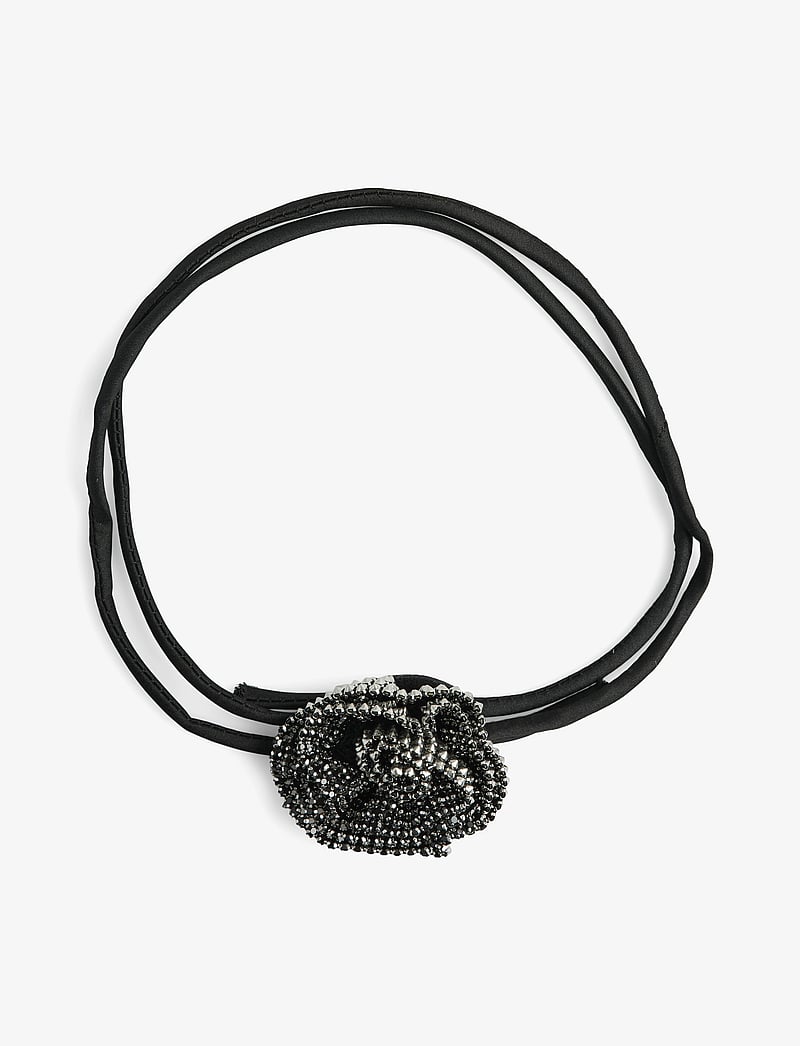 Pieces - PCOLINE BROOCH NECKLACE D2D - statement-ketten - black - 0