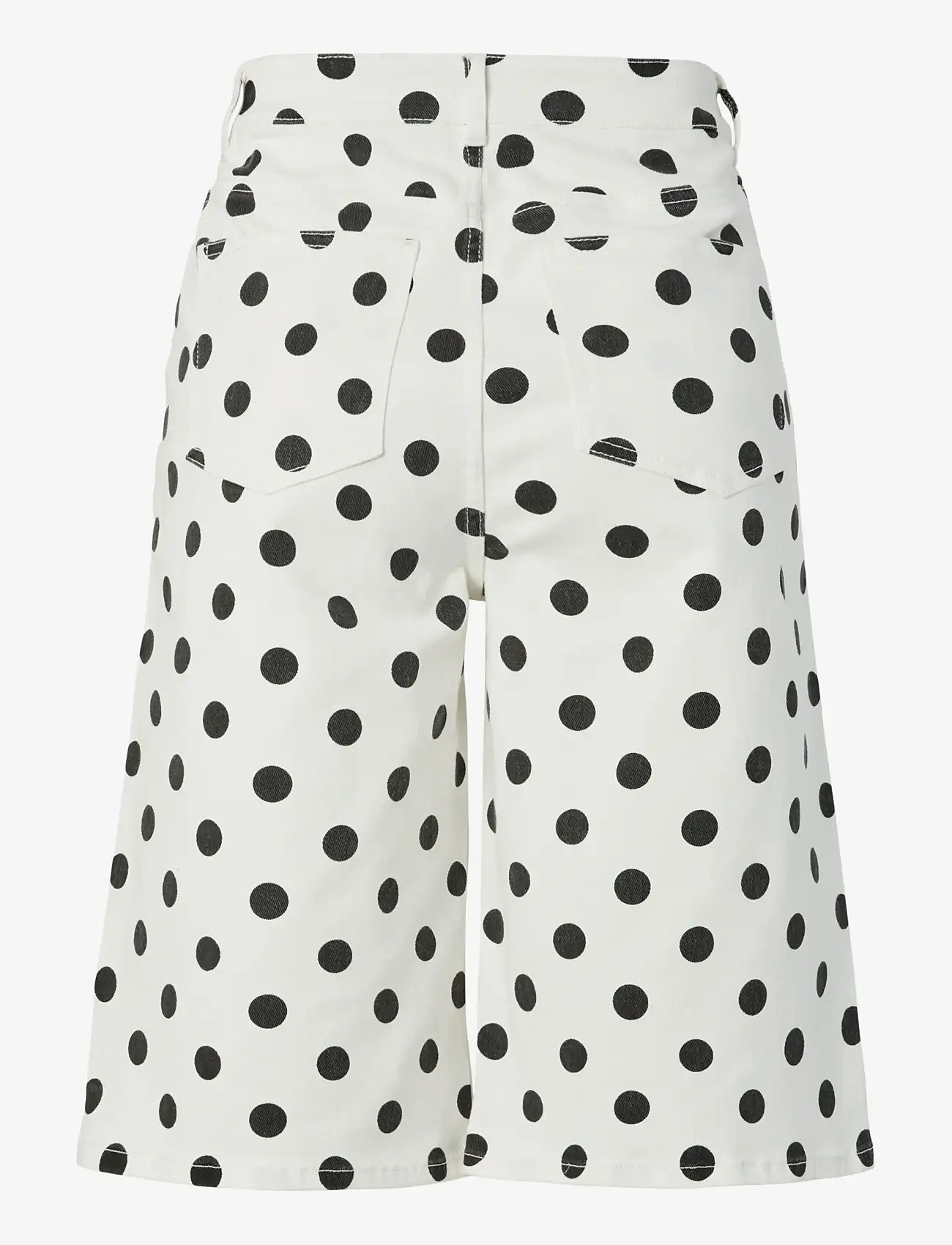 Pieces - PCSALUME MW WIDE SHORTS DNM - jorts - bright white - 2