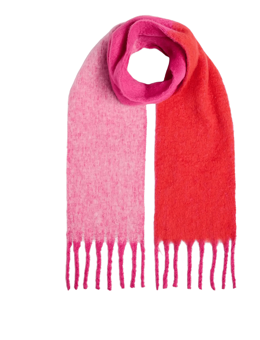 Pieces - PCBEA NARROW LONG SCARF NOOS BC - halstørklæder - beetroot purple - 0