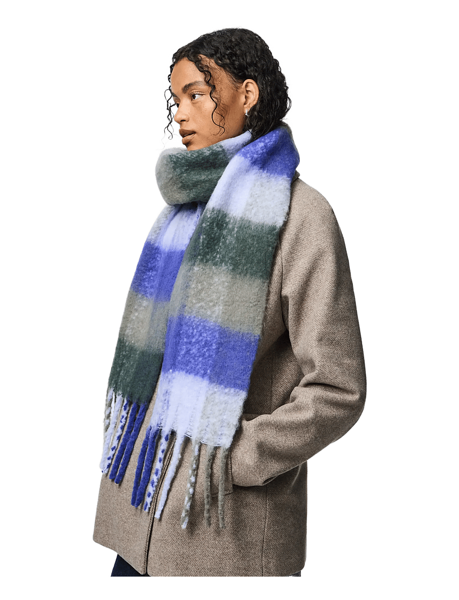 Pieces - PCBEA NARROW LONG SCARF NOOS BC - winterschals - darkest spruce - 2