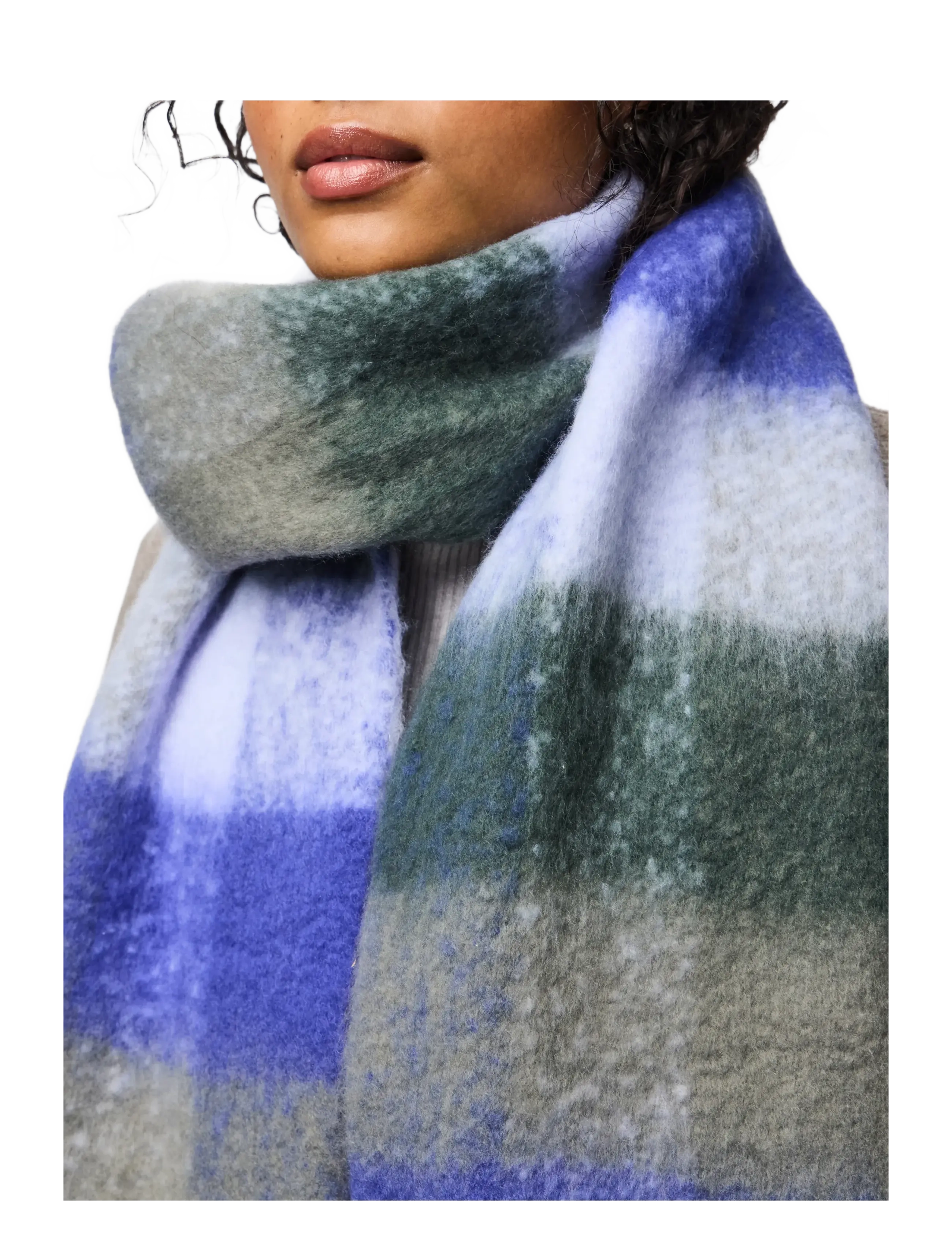 Pieces - PCBEA NARROW LONG SCARF NOOS BC - accessories - darkest spruce - 3