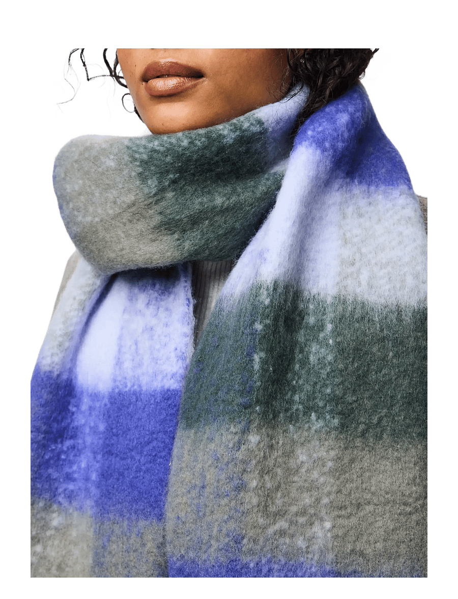 Pieces - PCBEA NARROW LONG SCARF NOOS BC - winterschals - darkest spruce - 3