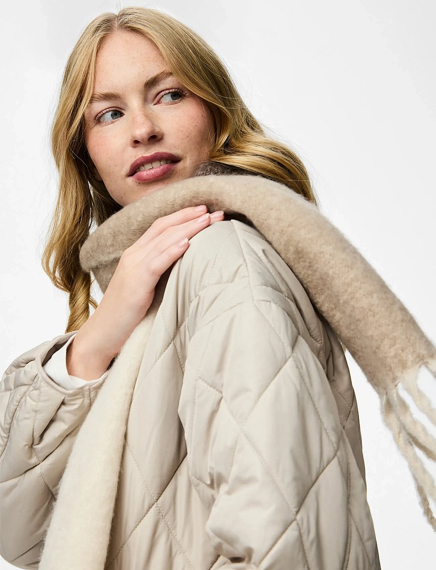 Pieces - PCBEA NARROW LONG SCARF NOOS BC - halstørklæder - moonbeam - 3