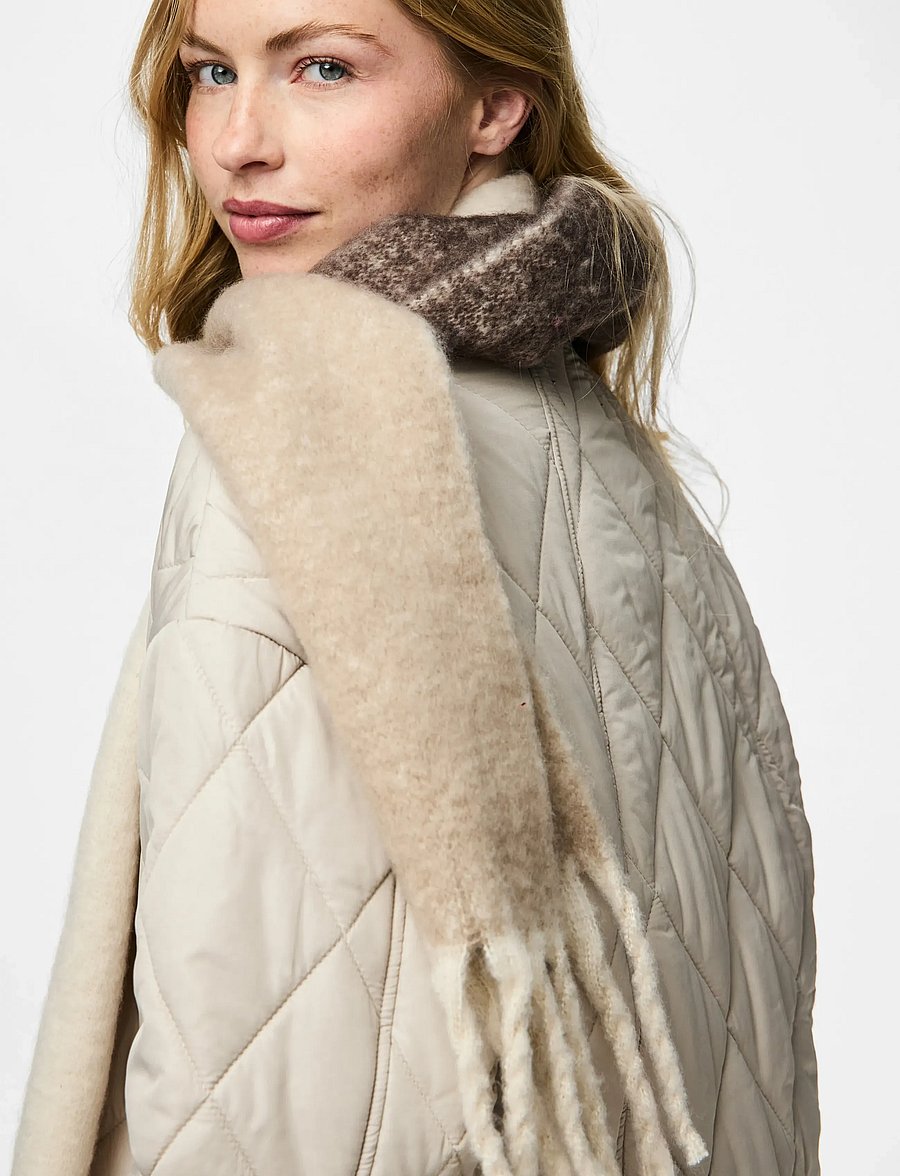 Pieces - PCBEA NARROW LONG SCARF NOOS BC - halstørklæder - moonbeam - 4