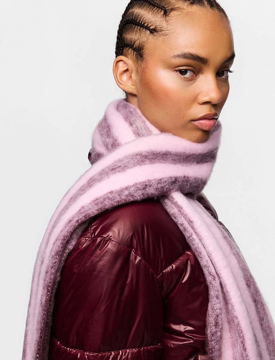 Pieces - PCBEA NARROW LONG SCARF NOOS BC - winterschals - winetasting - 0