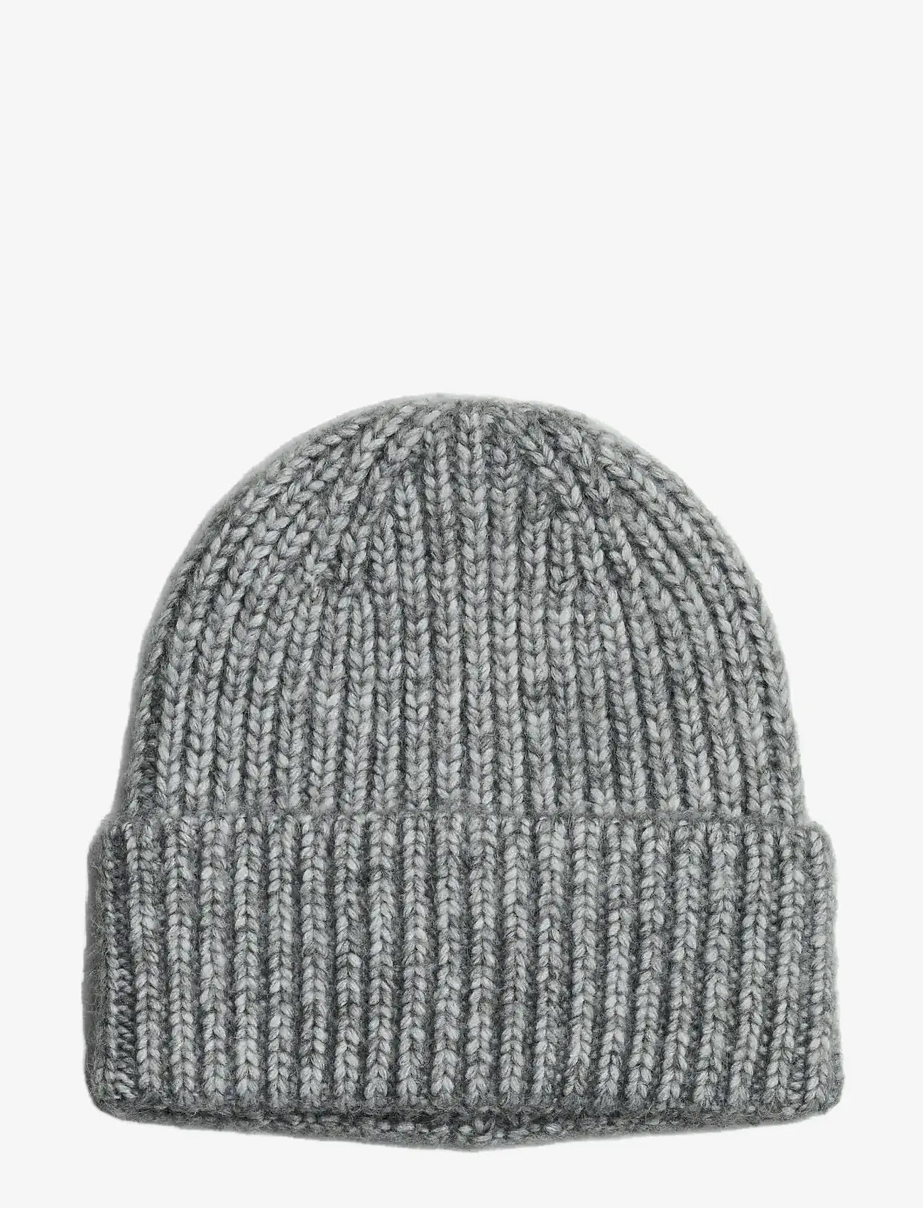 Pieces - PCMILLA HOOD NOOS BC - mössor - medium grey melange - 1