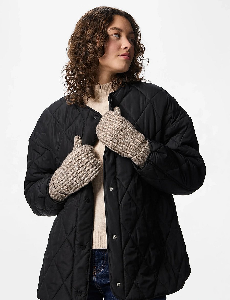 Pieces - PCMILLA MITTENS NOOS BC - fäustlinge - medium grey melange - 2