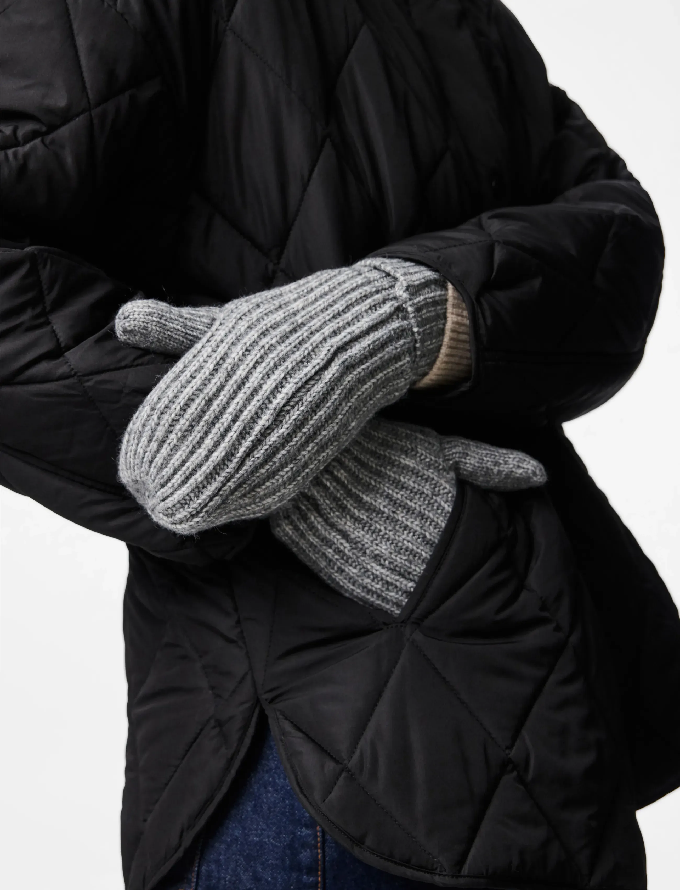Pieces - PCMILLA MITTENS NOOS BC - fäustlinge - medium grey melange - 3