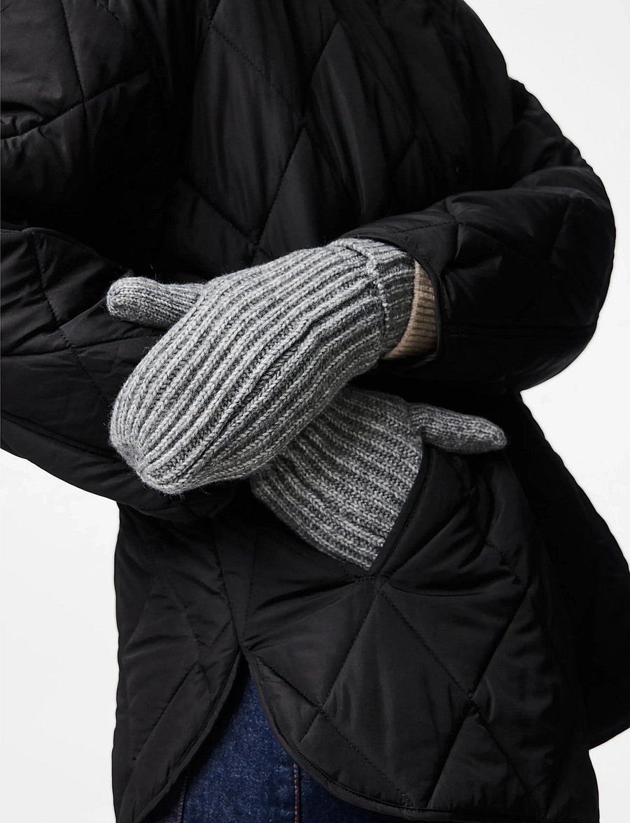 Pieces - PCMILLA MITTENS NOOS BC - fäustlinge - medium grey melange - 3