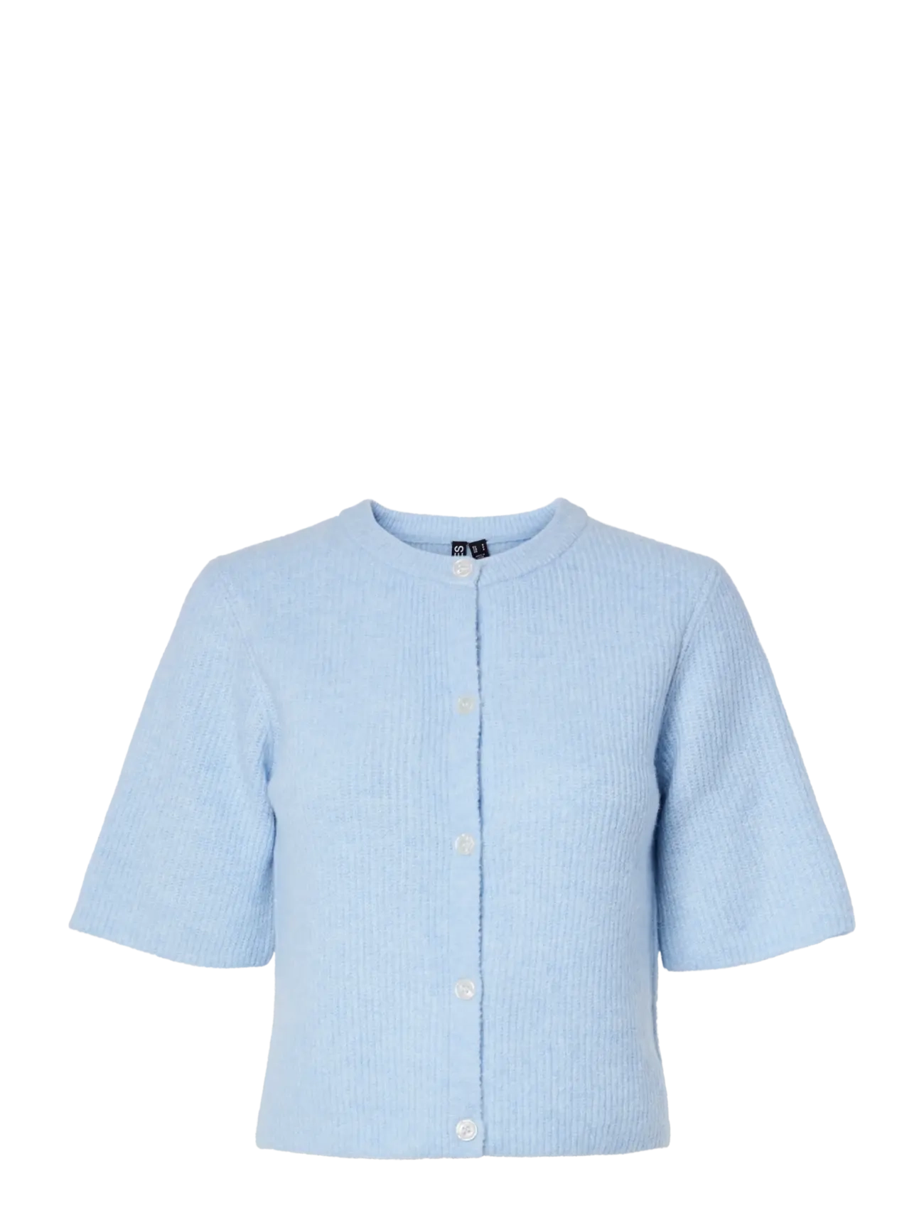 PCSILLY SS O-NECK KNIT CARDIGAN NOOS BC - CASHMERE BLUE