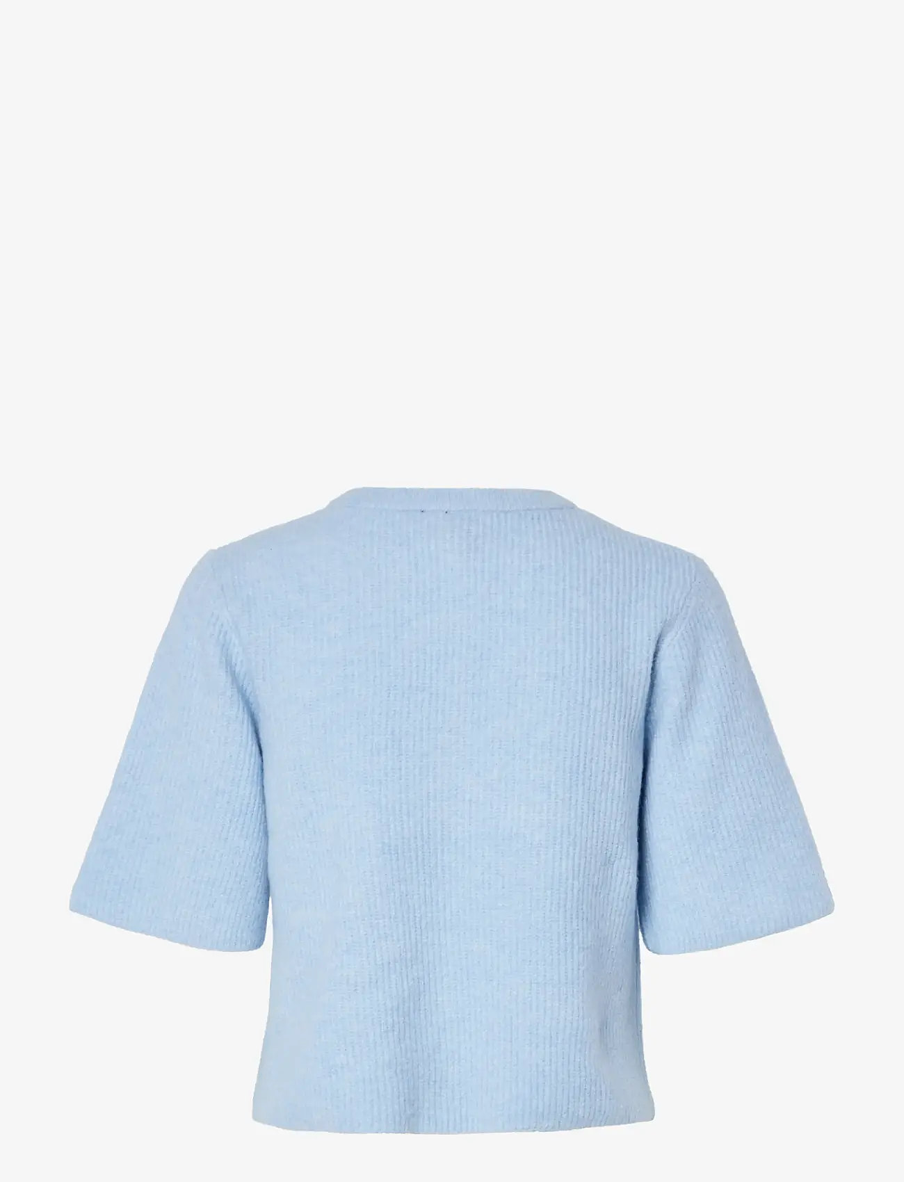 Pieces - PCSILLY SS O-NECK KNIT CARDIGAN NOOS BC - cardigans - cashmere blue - 2