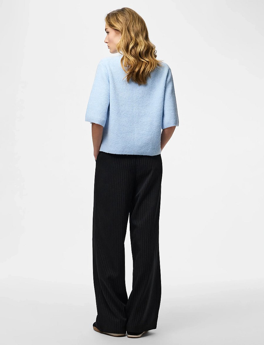 Pieces - PCSILLY SS O-NECK KNIT CARDIGAN NOOS BC - strickjacken - cashmere blue - 3