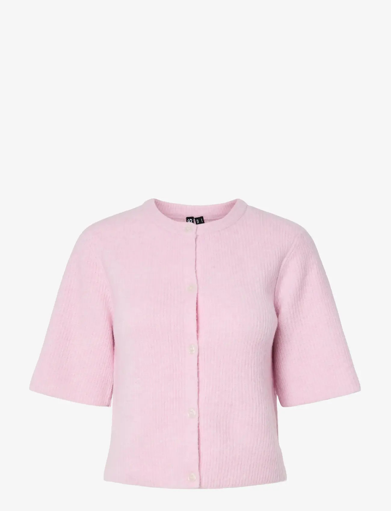 Pieces - PCSILLY SS O-NECK KNIT CARDIGAN NOOS BC - kardigani - roseate spoonbill - 1