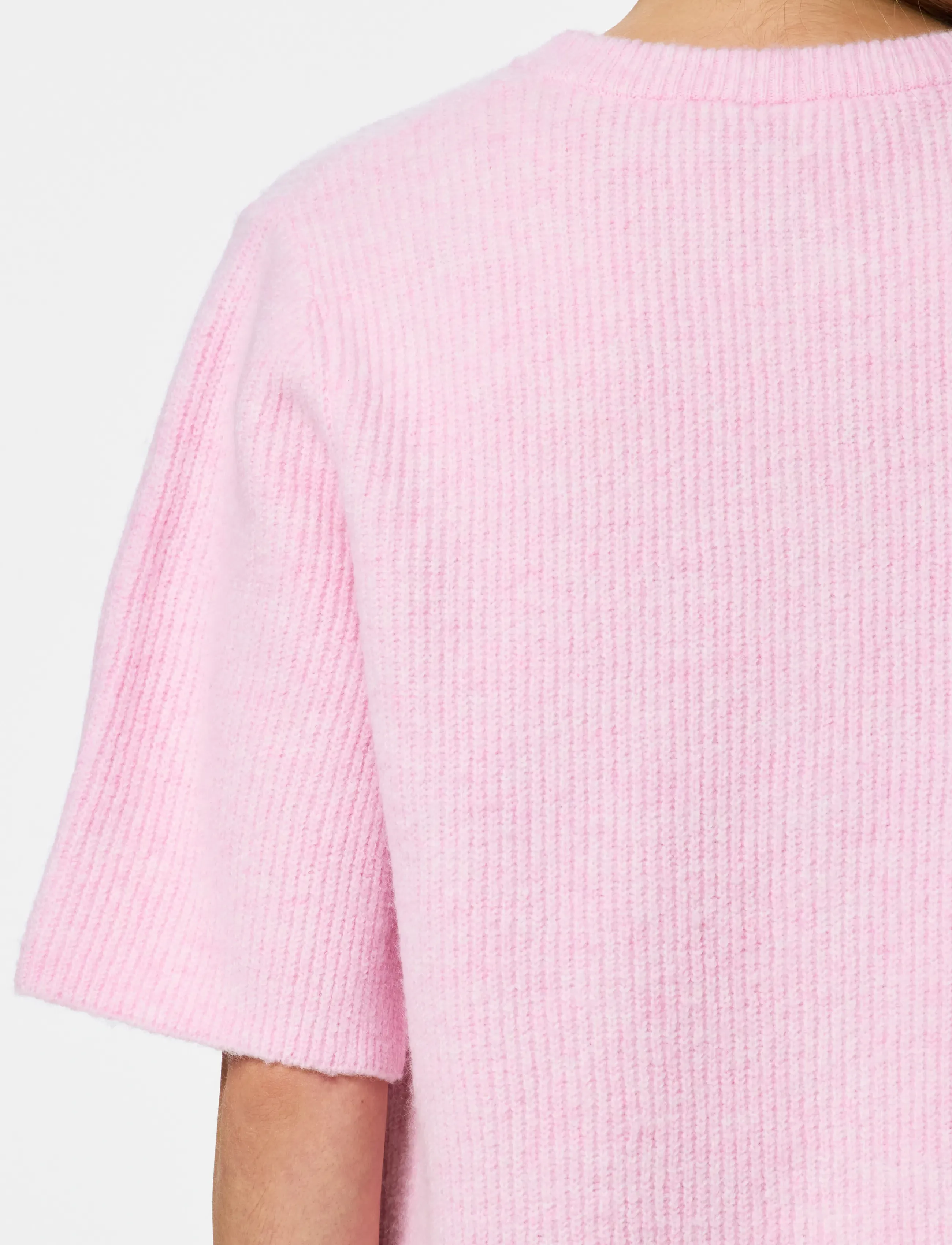 Pieces PCSILLY SS O-NECK KNIT CARDIGAN NOOS BC - Knitwear - ROSEATE SPOONBILL / pink/rose