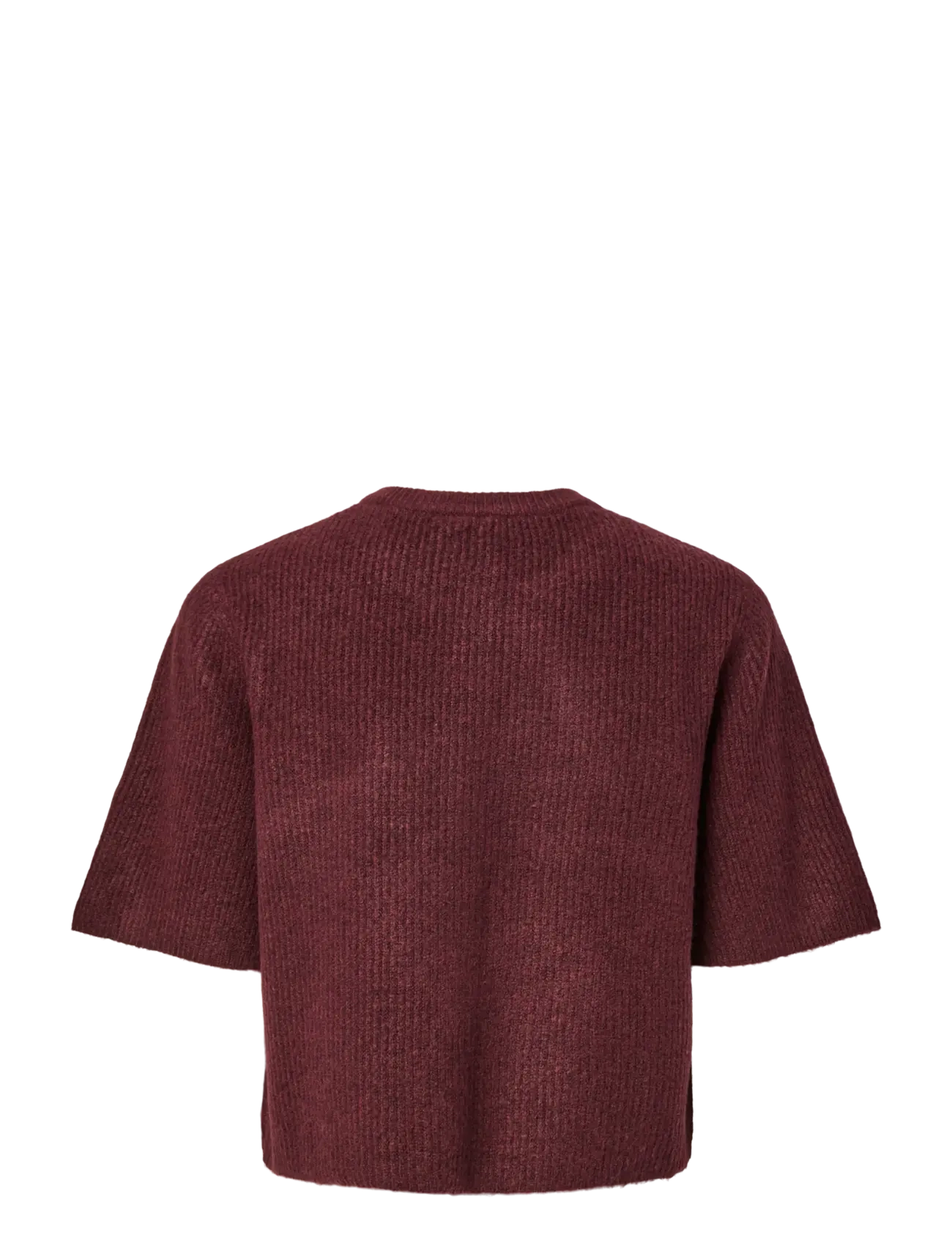 Pieces - PCSILLY SS O-NECK KNIT CARDIGAN NOOS BC - cardigans - tawny port - 2