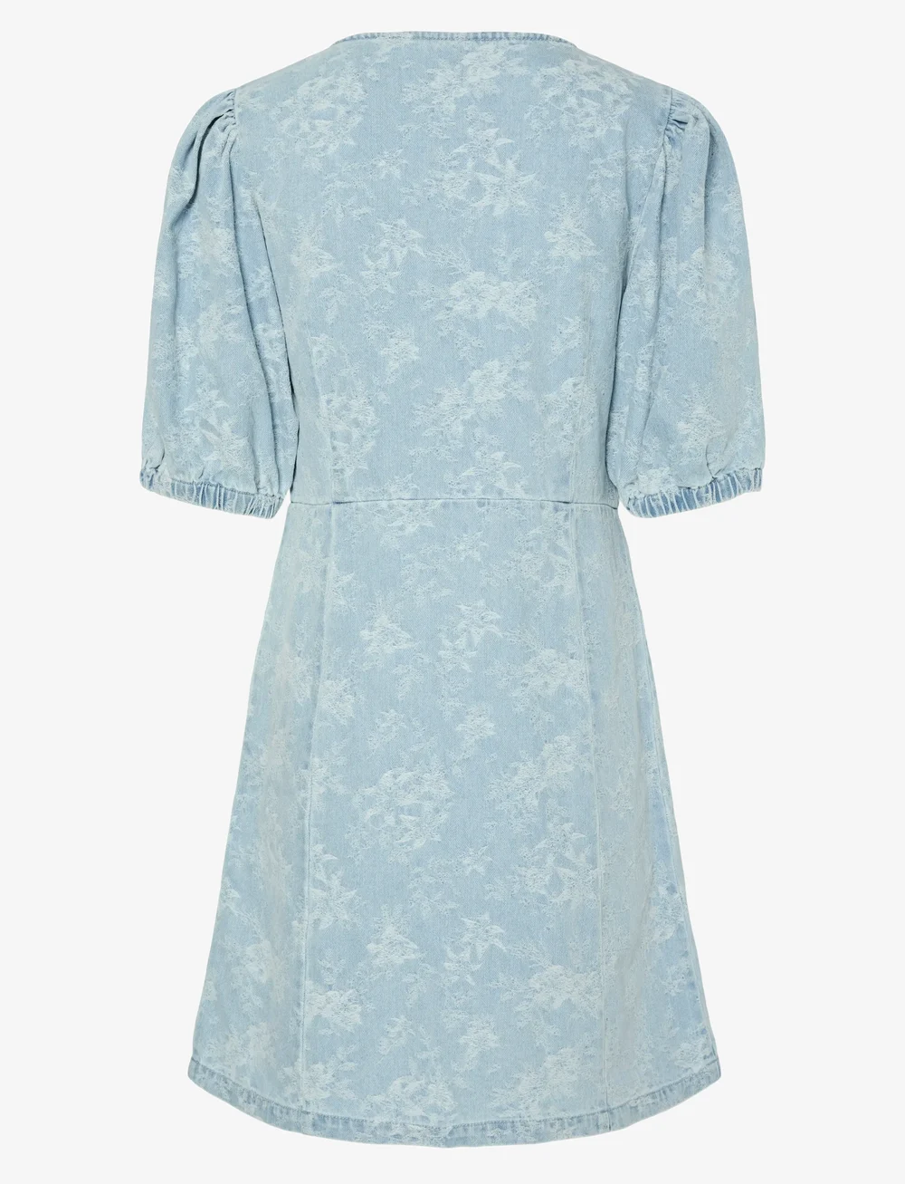 Pieces - PCFELINE SS DENIM DRESS - sommerkjoler - light blue denim - 1