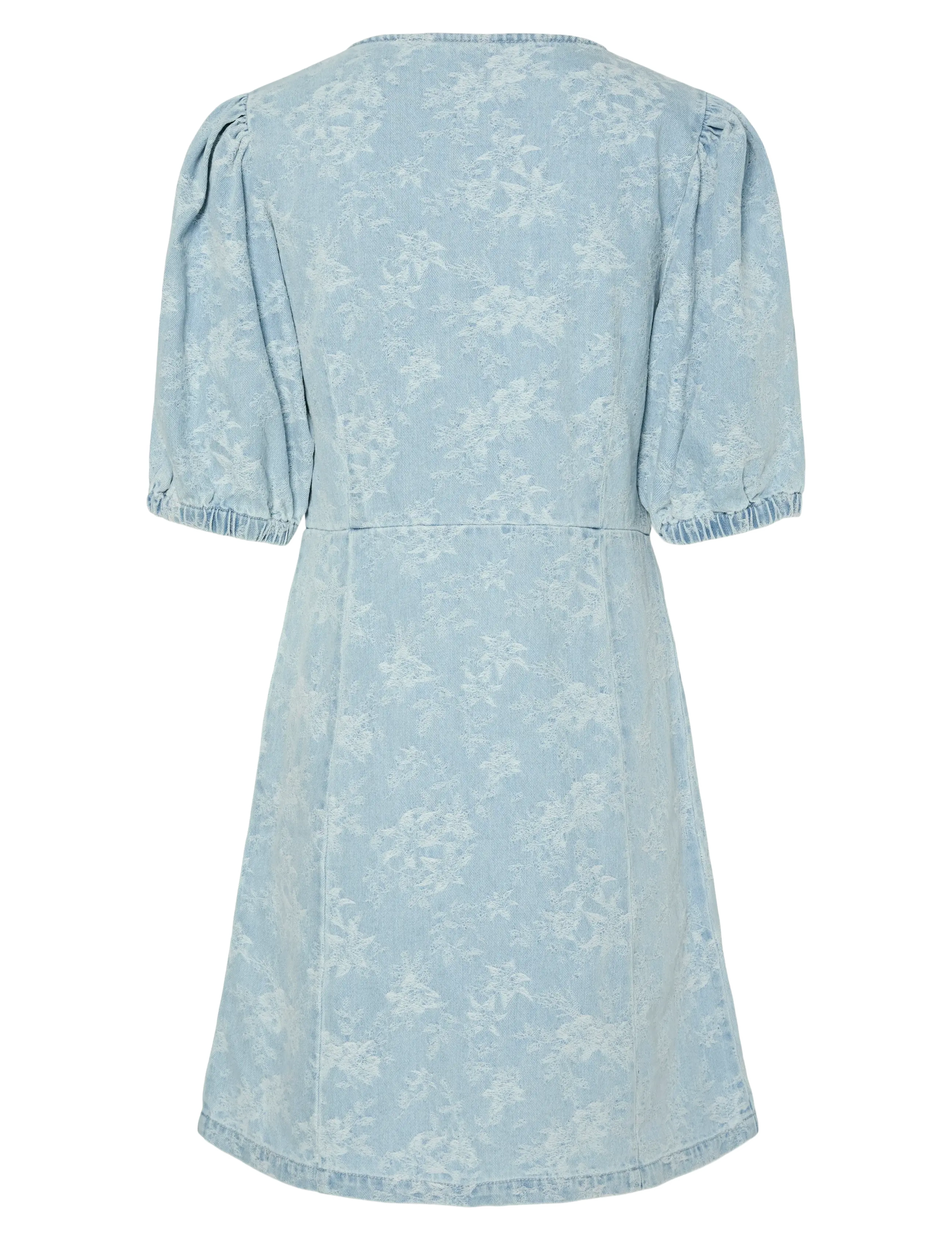 Pieces - PCFELINE SS DENIM DRESS - sommerkleider - light blue denim - 1