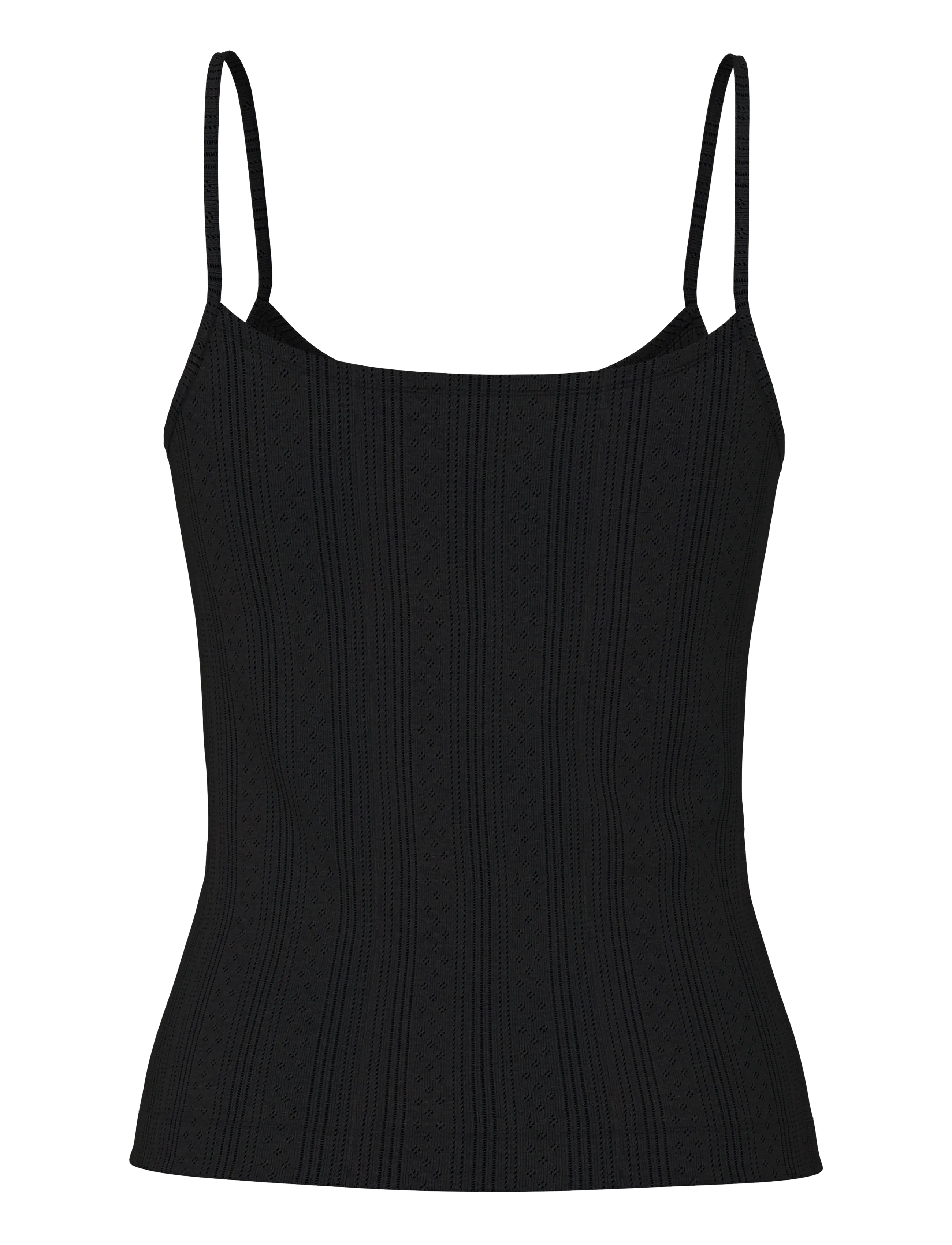 Pieces - PCMARIE SINGLET POIN TOP JRS NOOS BC - Ärmellose tops - black - 2