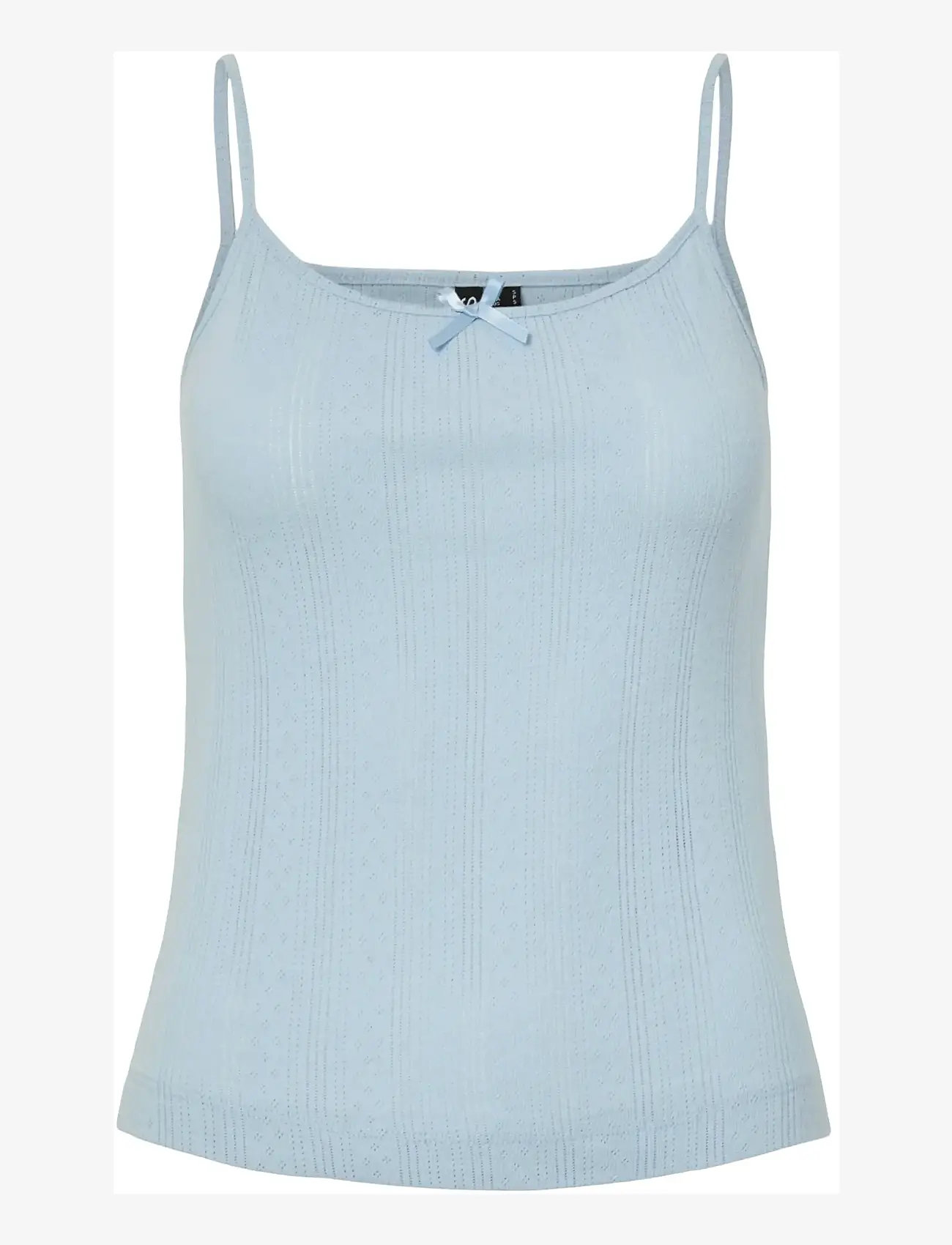 Pieces - PCMARIE SINGLET POIN TOP JRS NOOS BC - topid ja varrukateta alussärgid - cashmere blue - 1