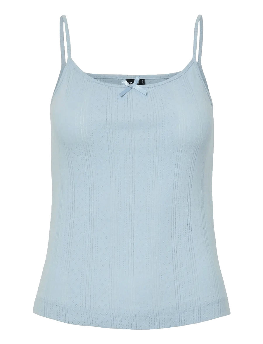 Pieces - PCMARIE SINGLET POIN TOP JRS NOOS BC - Ärmellose tops - cashmere blue - 1