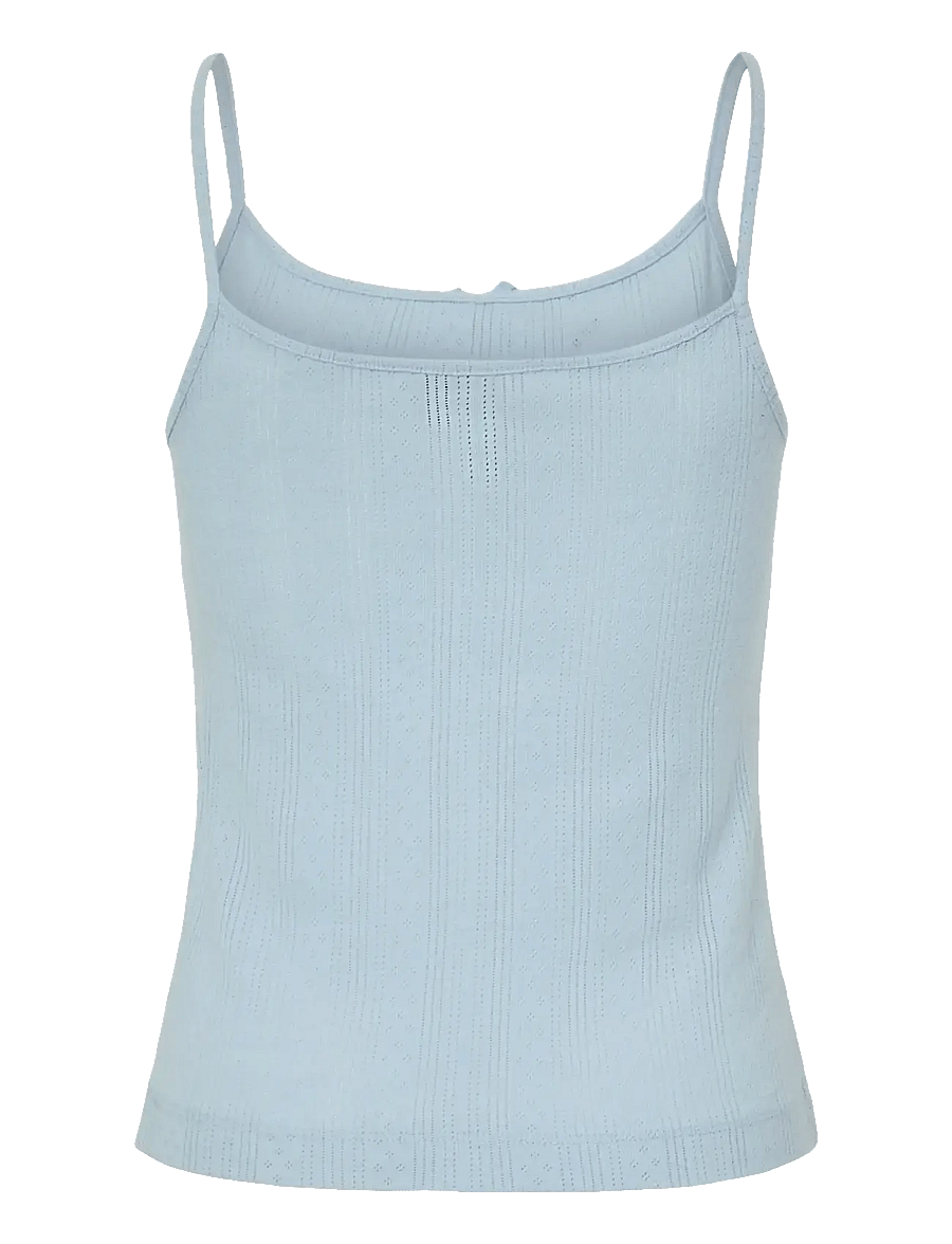 Pieces - PCMARIE SINGLET POIN TOP JRS NOOS BC - Ärmellose tops - cashmere blue - 2