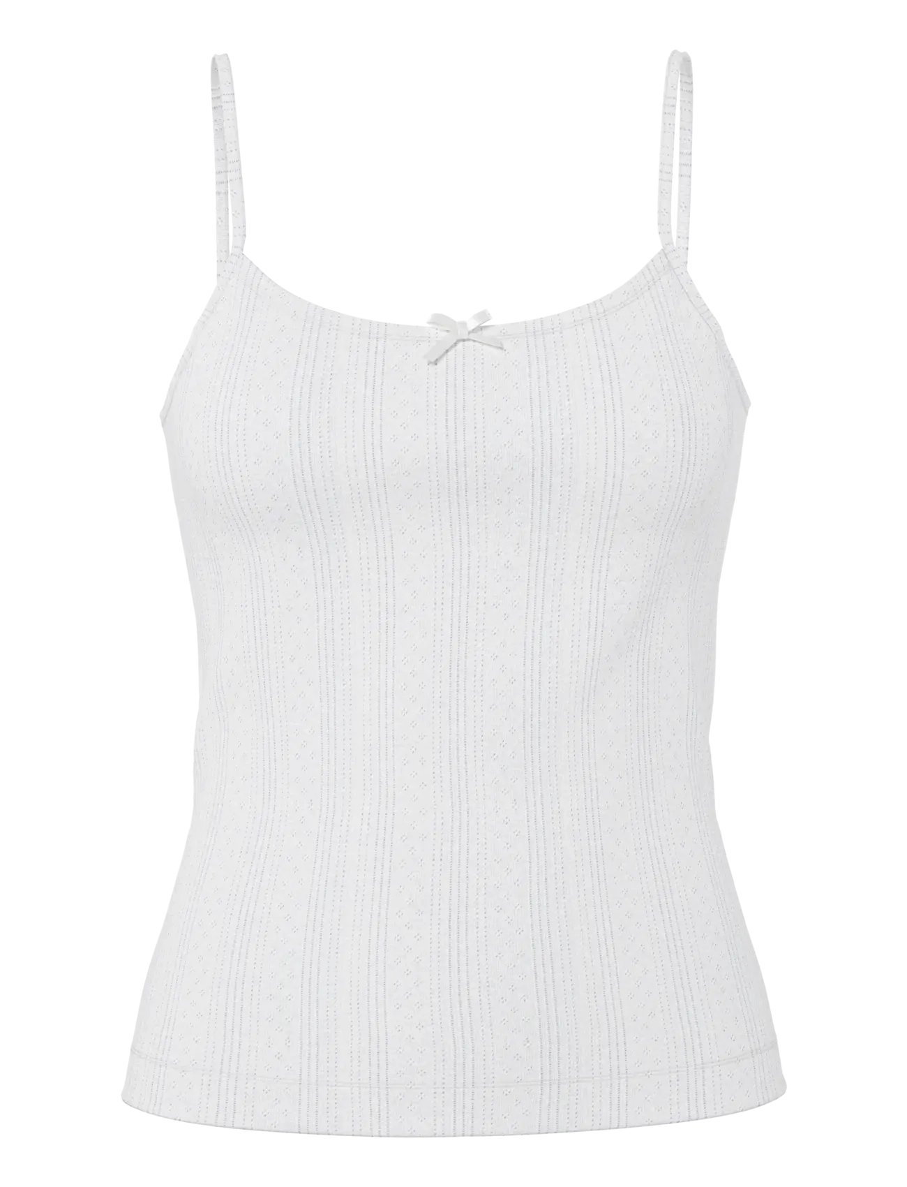 PIECES Pcmarie Singlet Poin Oberteil Jrs Noos Bc Weiß - M - Damen