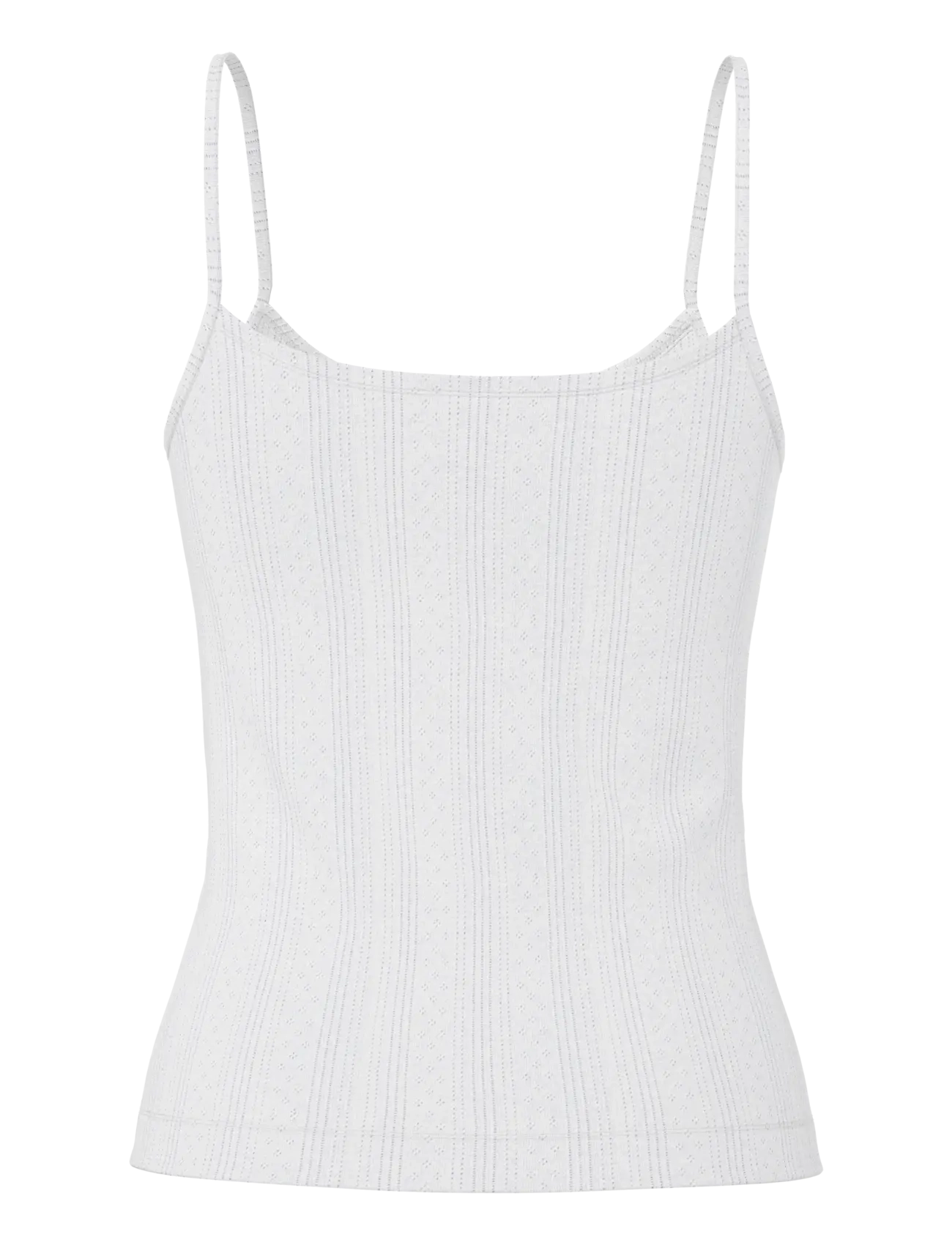 Pieces - PCMARIE SINGLET POIN TOP JRS NOOS BC - Ärmellose tops - cloud dancer - 2