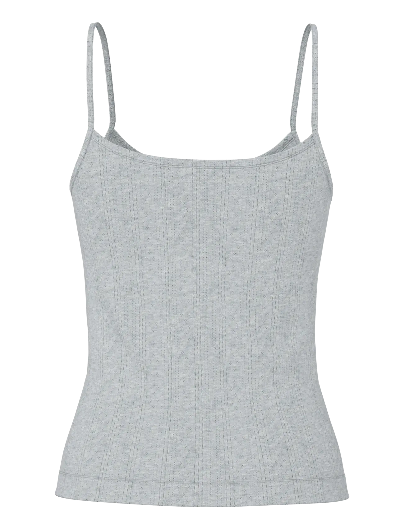 Pieces - PCMARIE SINGLET POIN TOP JRS NOOS BC - Ärmellose tops - light grey melange - 2