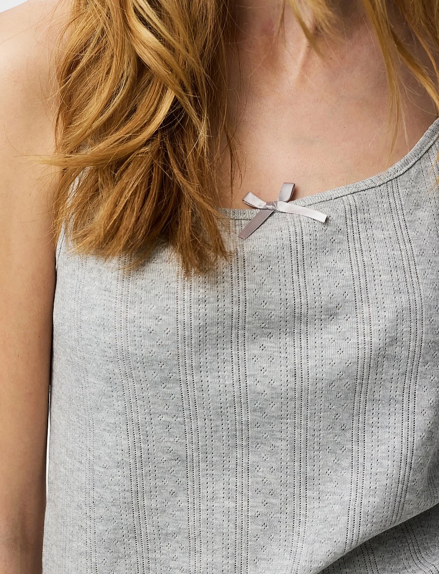 Pieces - PCMARIE SINGLET POIN TOP JRS NOOS BC - Ärmellose tops - light grey melange - 5