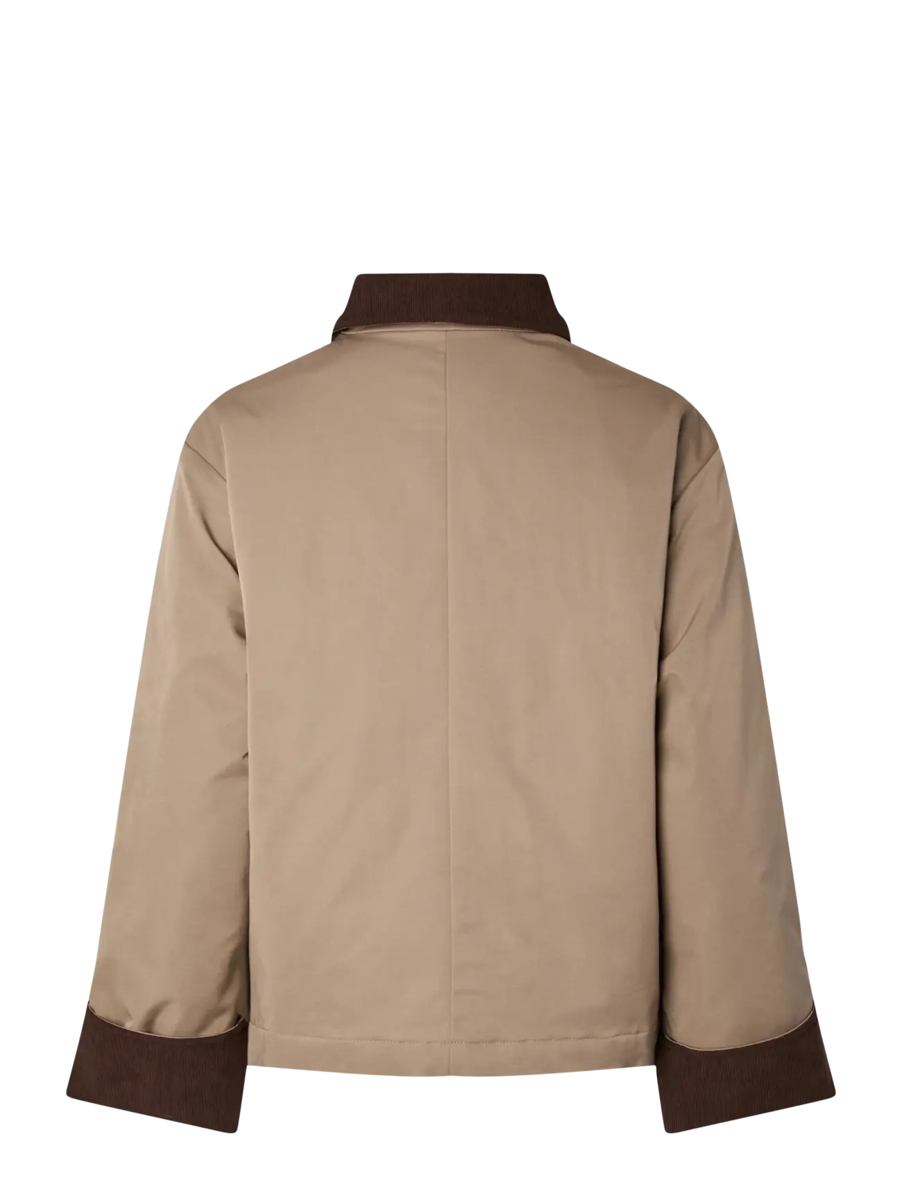 Pieces - PCJORMA SHORT PADDED JACKET BC - greige - 2