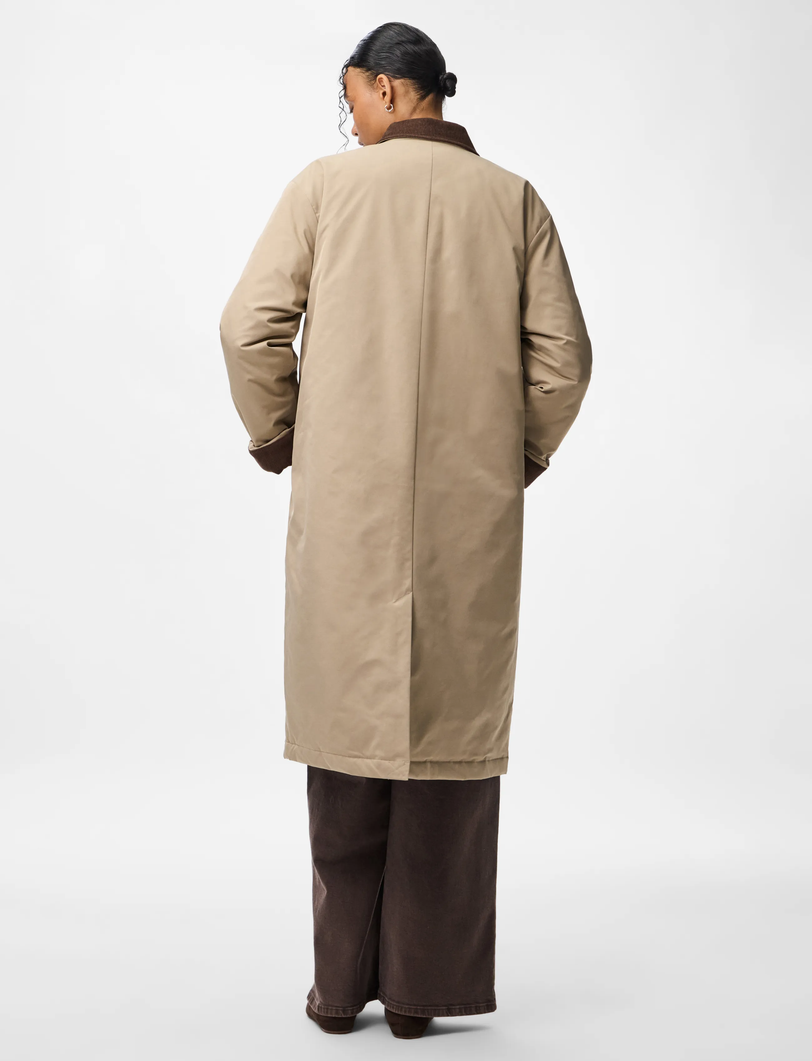 Pieces - PCJORMA LONG CORDUROY JACKET NOOS BC - greige - 3