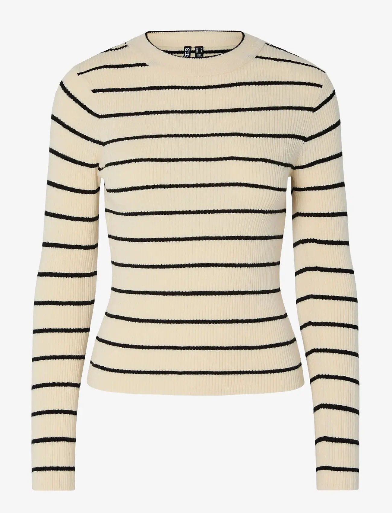 Pieces - PCMIRA NEW LS O-NECK KNIT NOOS BC - stickade tröjor - birch - 1