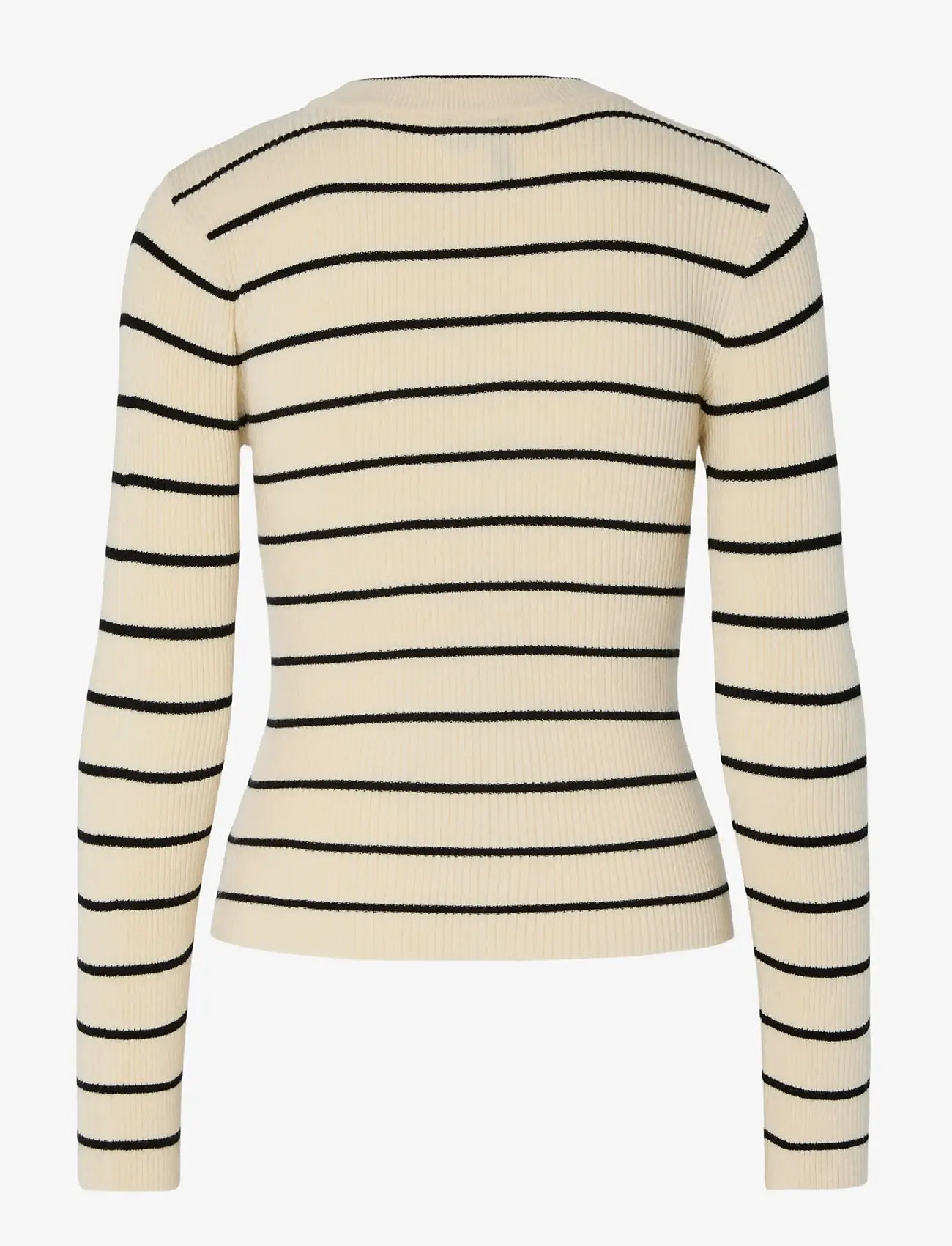 Pieces - PCMIRA NEW LS O-NECK KNIT NOOS BC - stickade tröjor - birch - 2