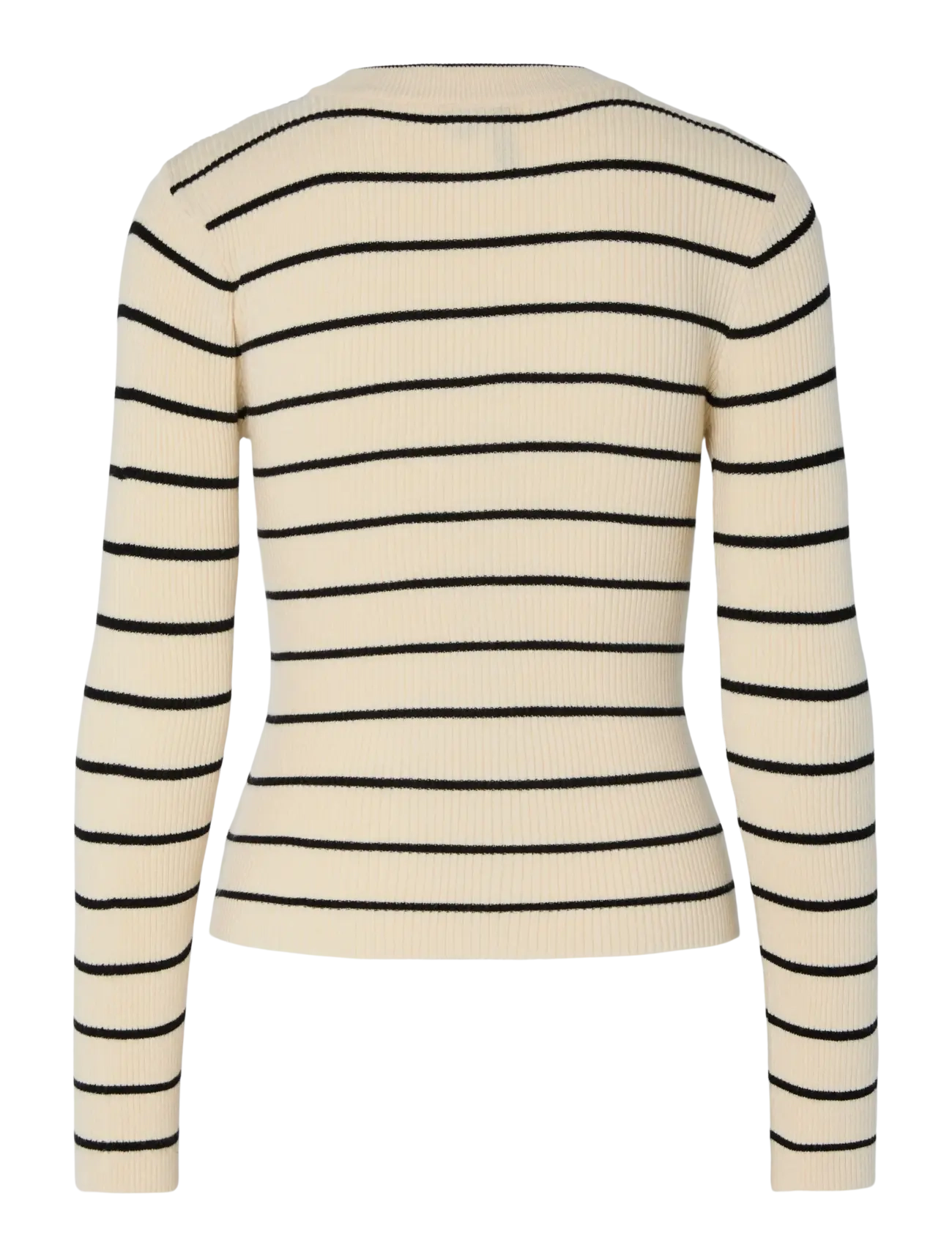 Pieces - PCMIRA NEW LS O-NECK KNIT NOOS BC - megztiniai - birch - 2