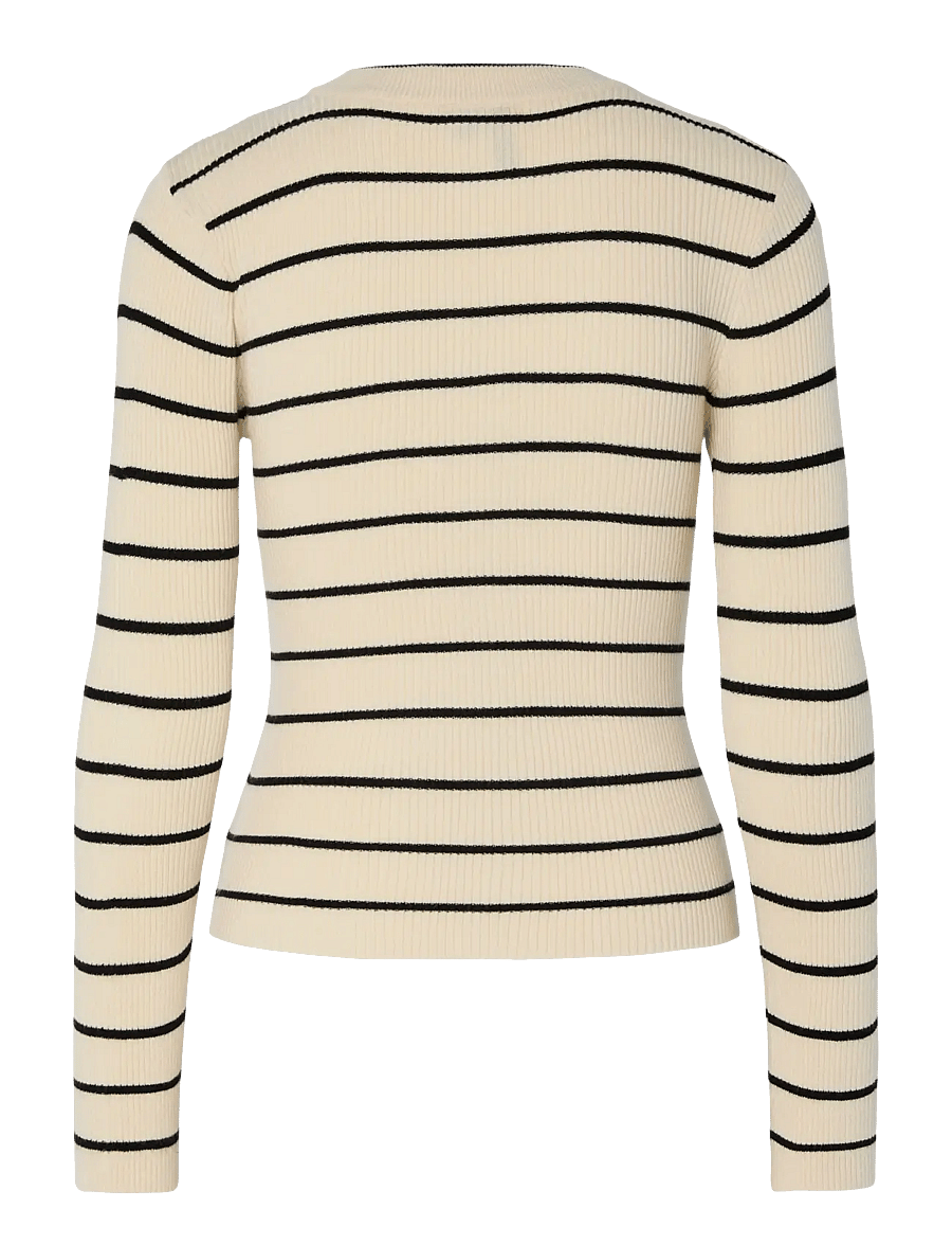 Pieces - PCMIRA NEW LS O-NECK KNIT NOOS BC - pullover - birch - 2